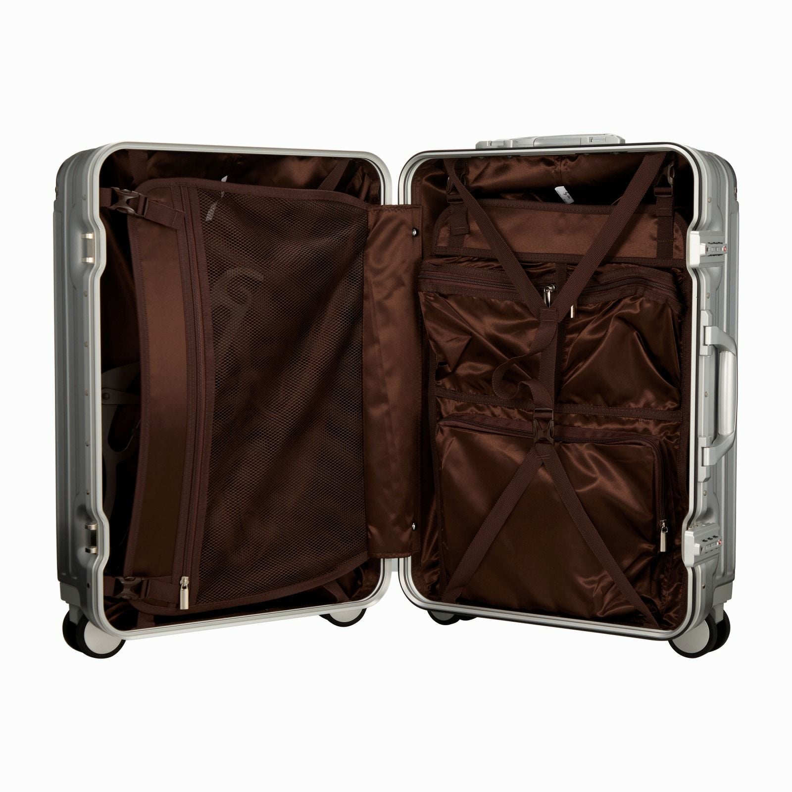 スーツケース Mサイズ 51L アルミ調 TRIDENT TRI1030-52 | シフレ