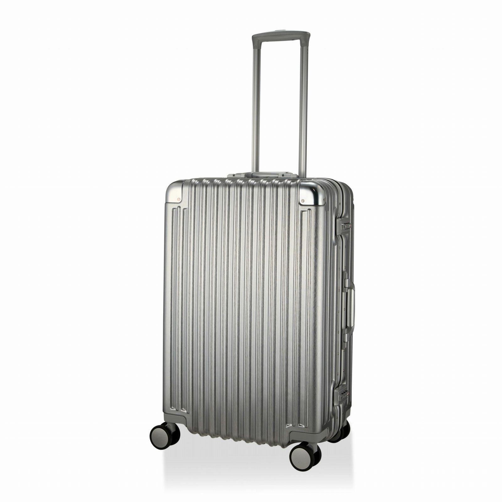 スーツケース Mサイズ 66L アルミ調 TRIDENT TRI1030-60 | シフレ