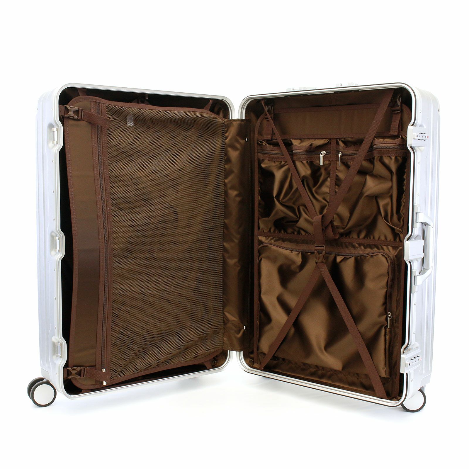 スーツケース Lサイズ 92L アルミ調 TRIDENT TRI1030-67 | シフレ