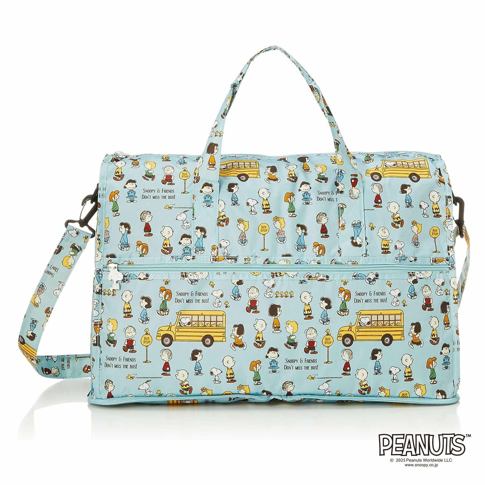 折りたたみ ボストンバッグ Mサイズ スヌーピー ハピタス H0002