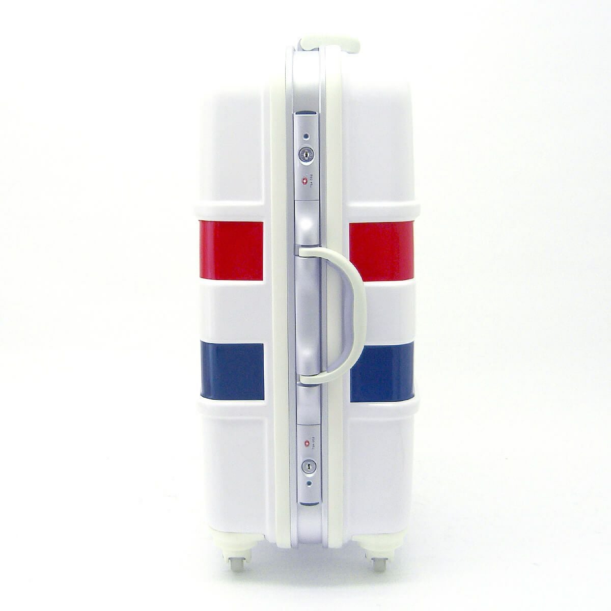 OUTLET 51％OFF】スーツケース Mサイズ フレームタイプ トリコロール