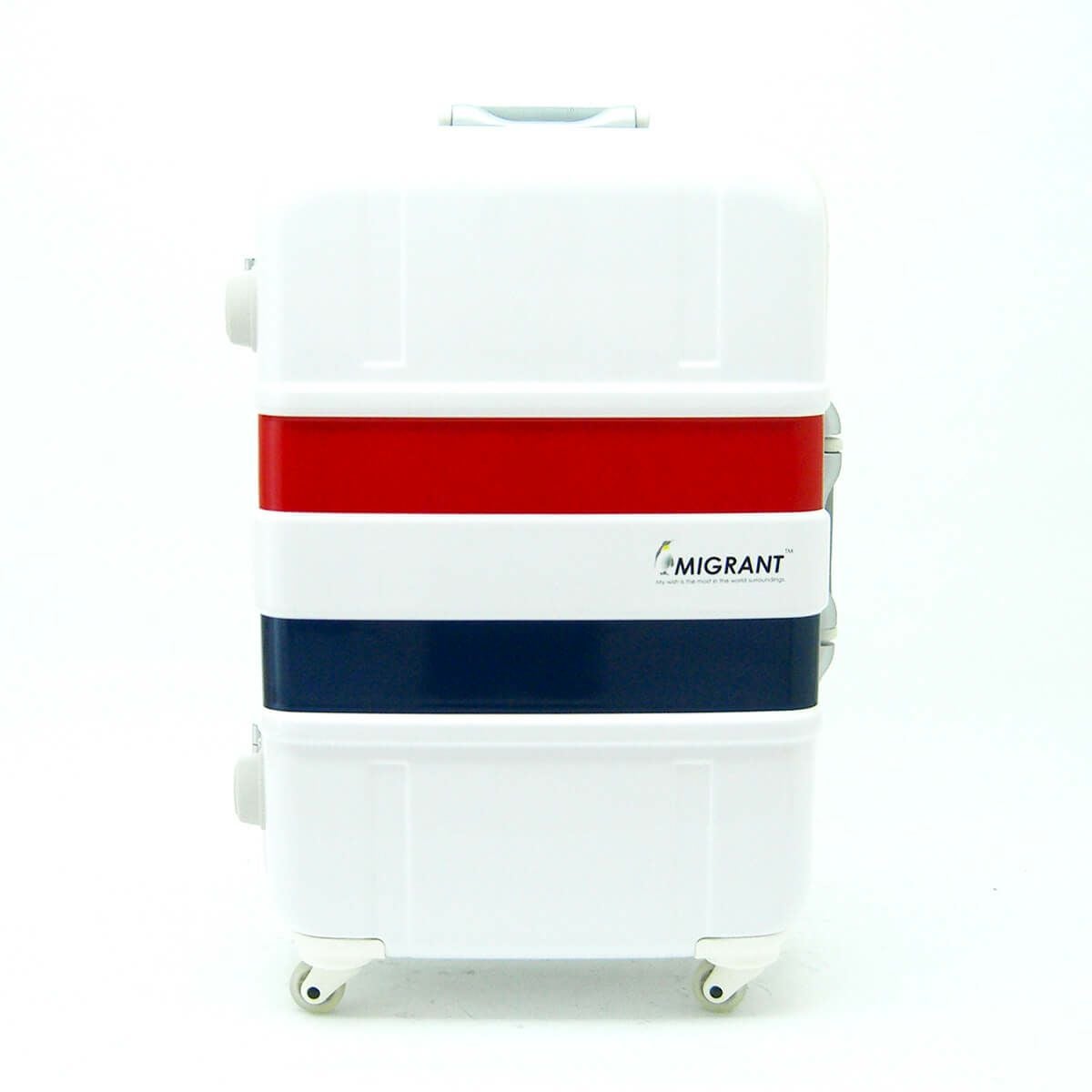 OUTLET 51％OFF】スーツケース Mサイズ フレームタイプ トリコロール