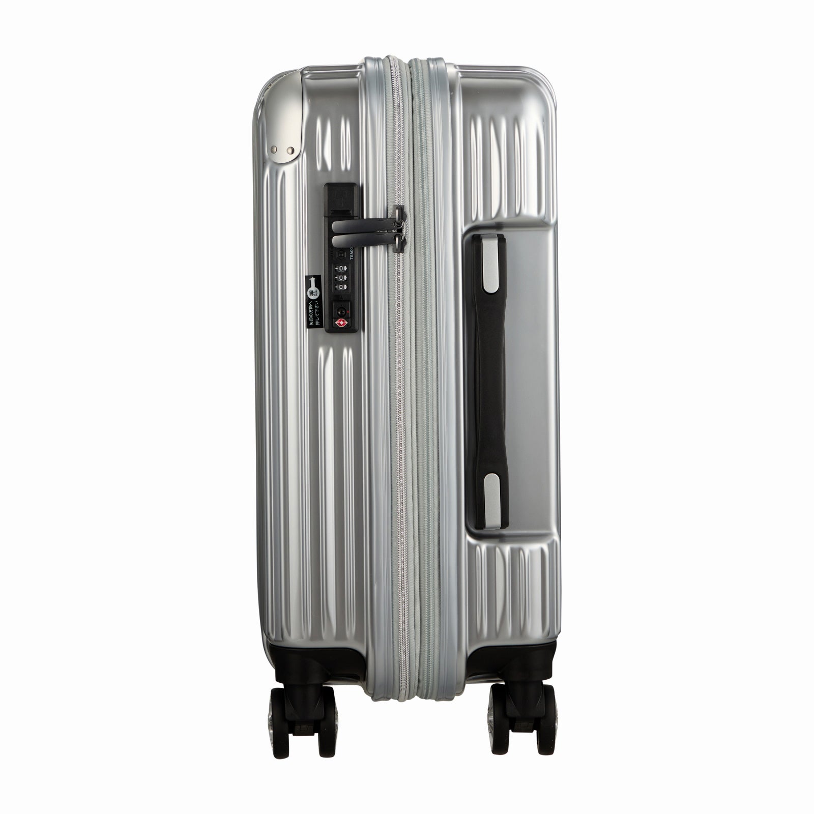 LECTROSONICS ラックケース シルバー スーツケース Sサイズ 容量拡張 35-40L ジッパータイプ TRIDENT