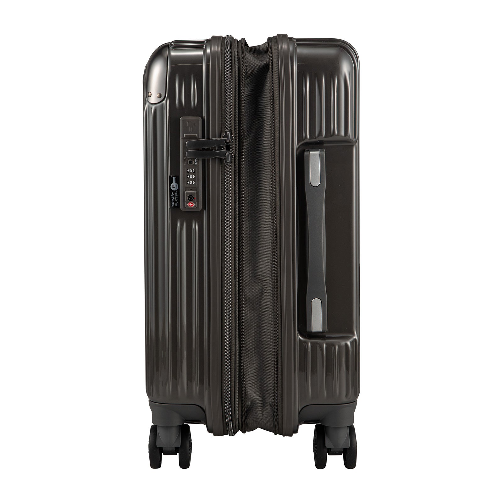 スーツケース Sサイズ 容量拡張 35-40L ジッパータイプ TRIDENT