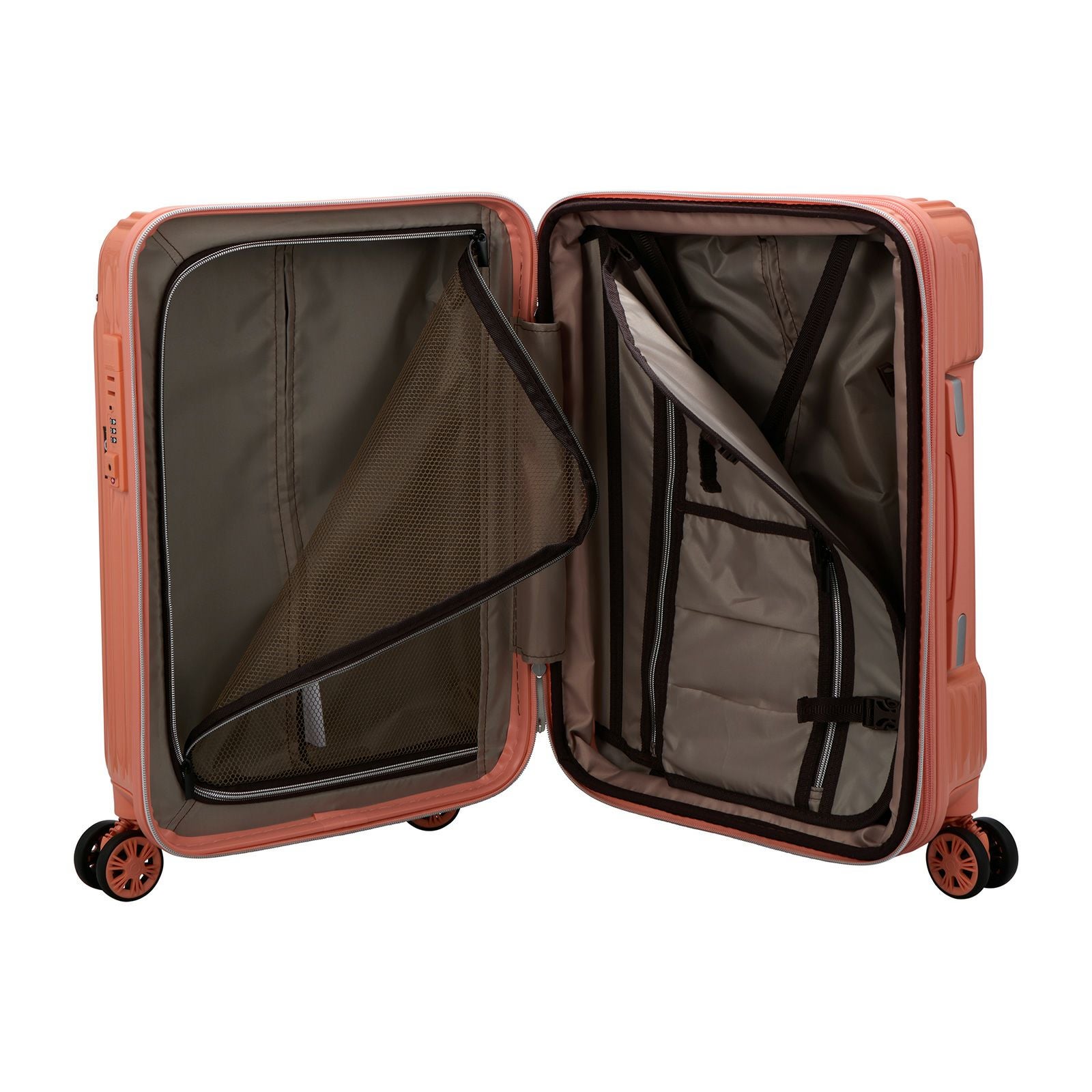 抗菌 拡張 スーツケース 機内持ち込み Sサイズ ジッパータイプ TRIDENT