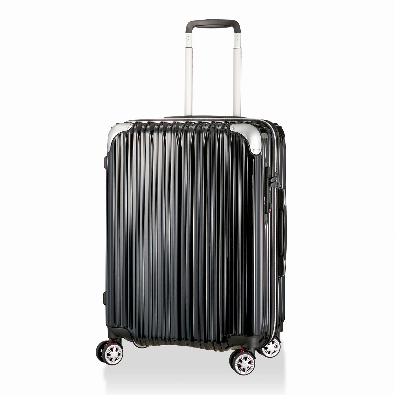 スーツケース Mサイズ 容量拡張 62-68L ジッパータイプ TRIDENT