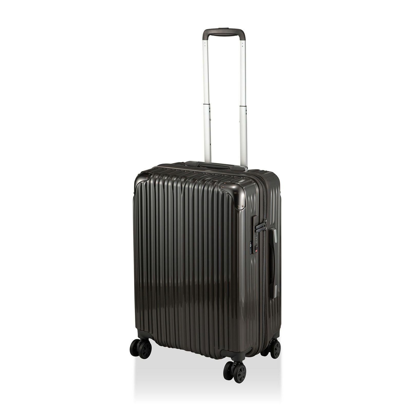 抗菌 拡張スーツケース Mサイズ ジッパータイプ TRIDENT TRI2035K-56