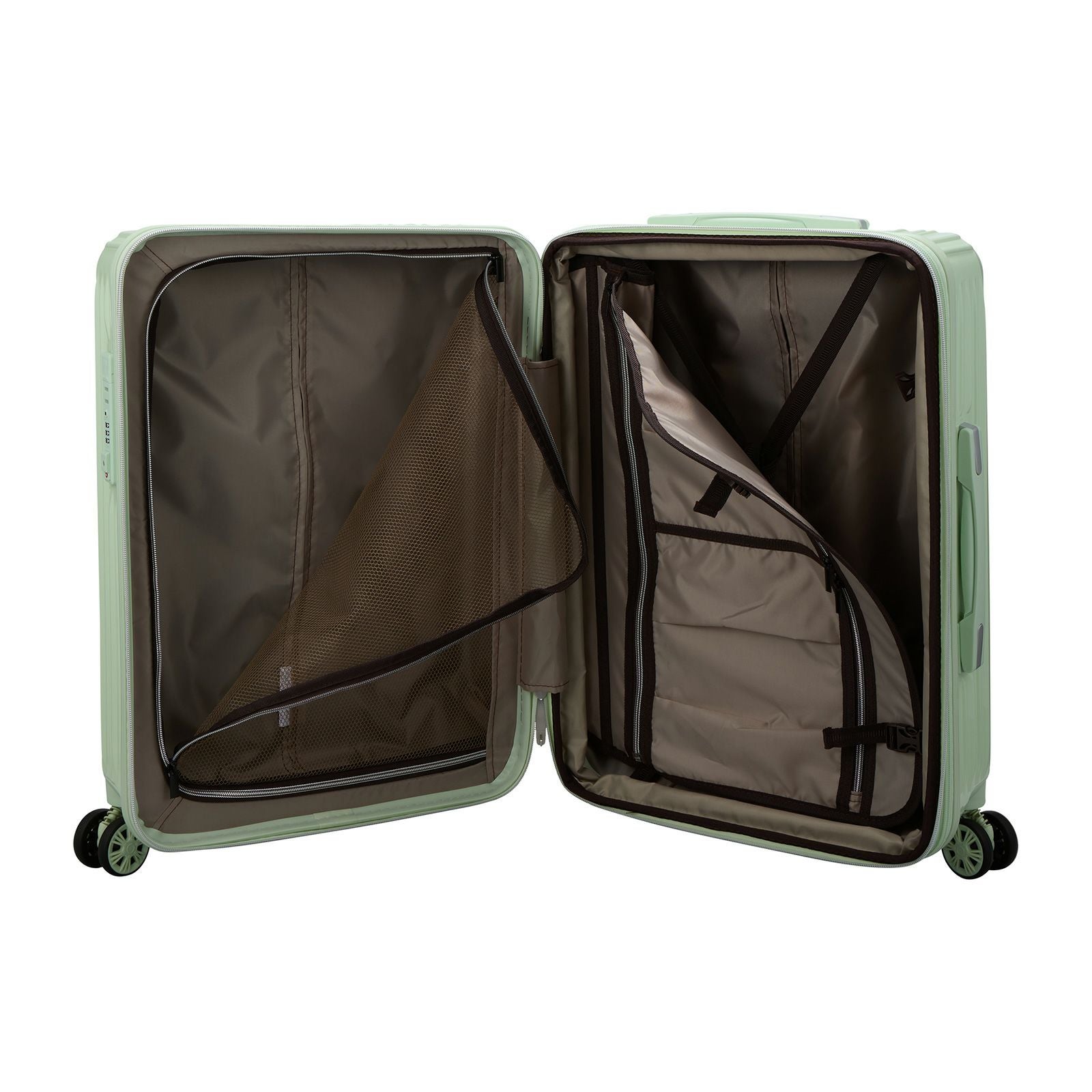 抗菌 拡張スーツケース Mサイズ ジッパータイプ TRIDENT TRI2035K-56