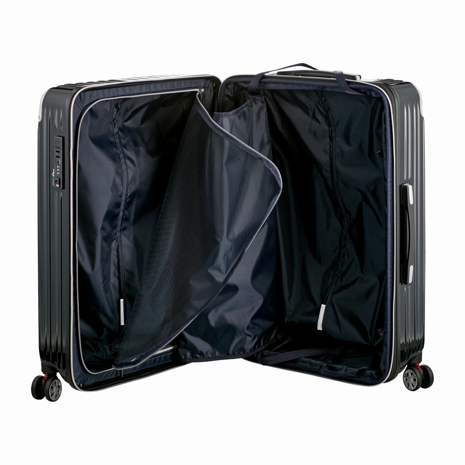 抗菌 拡張スーツケース Lサイズ ジッパータイプ TRIDENT TRI2035K-67