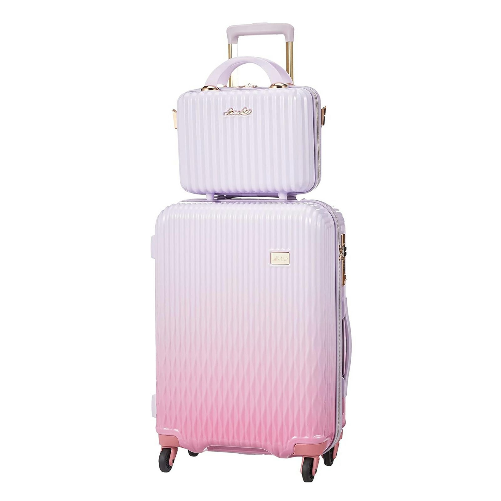 OUTLET 50%OFF】スーツケース Mサイズ 43L ミニトランク付き ジッパー
