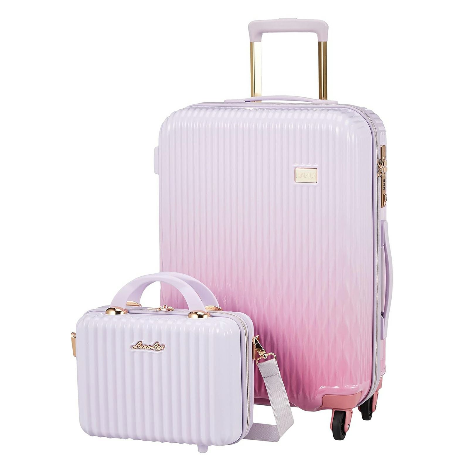 OUTLET 50%OFF】スーツケース Mサイズ 43L ミニトランク付き ジッパー
