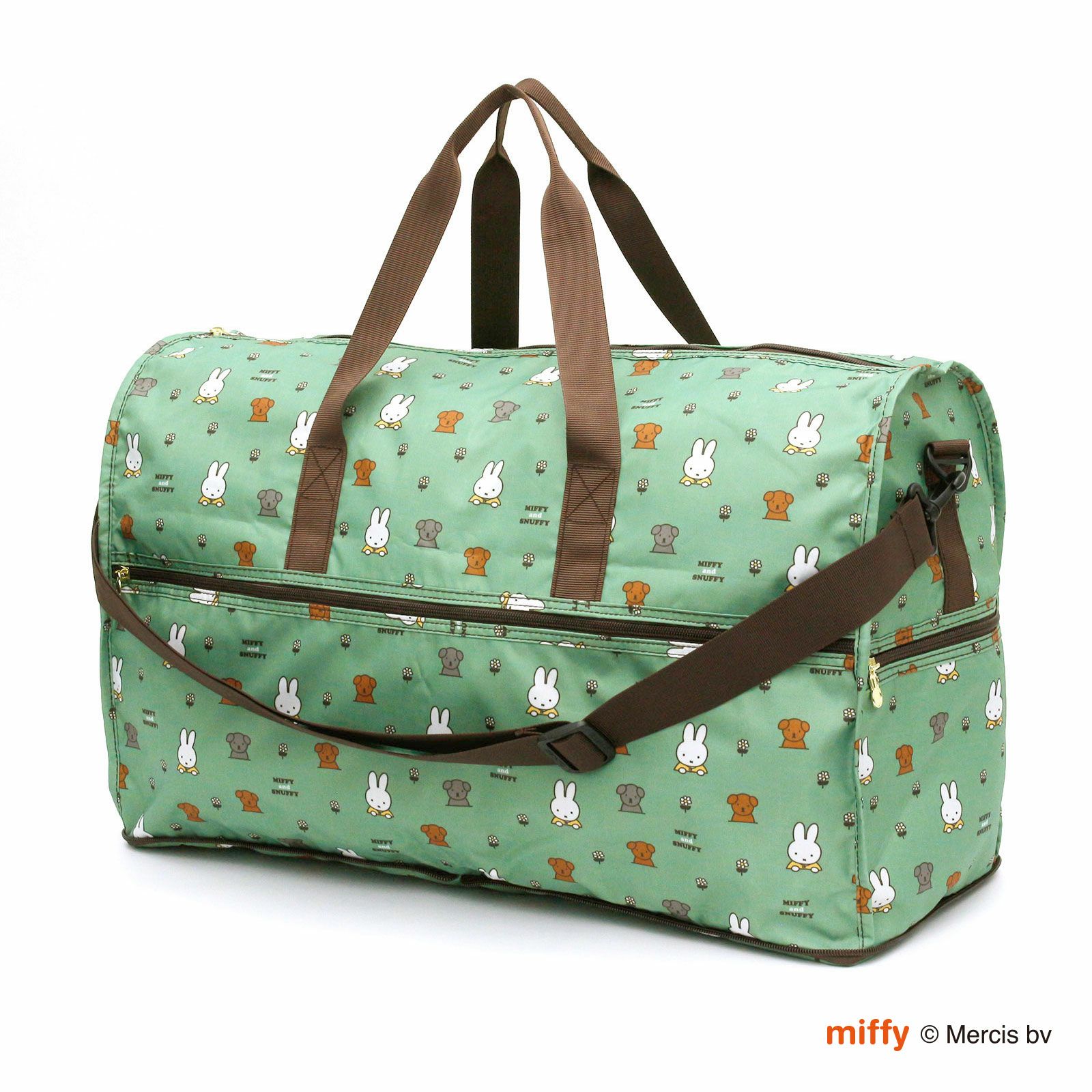 折りたたみ ボストンバッグ Lサイズ ミッフィー ハピタス H0004