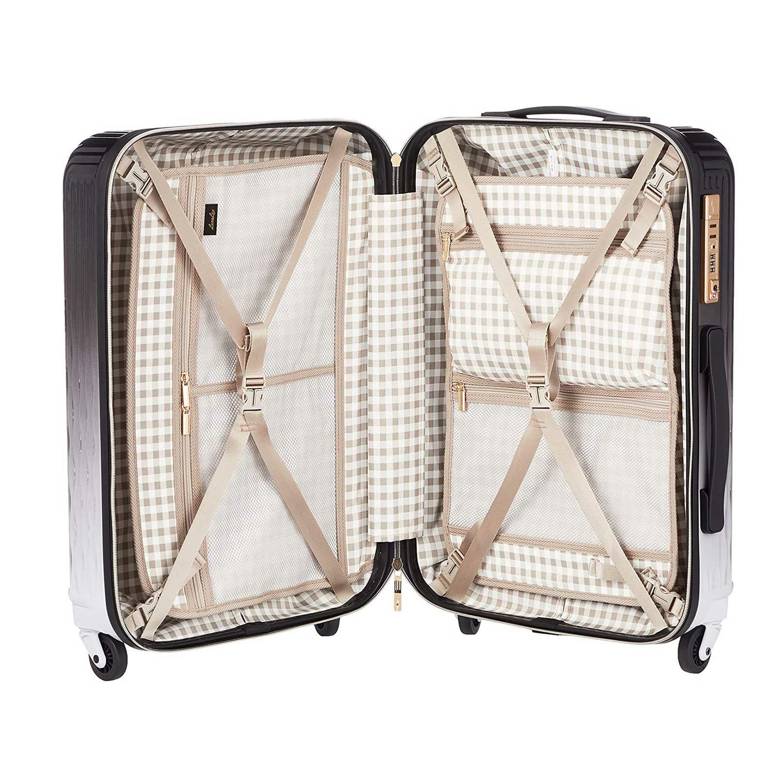 抗菌 スーツケース Mサイズ ジッパータイプ ミニトランク付き