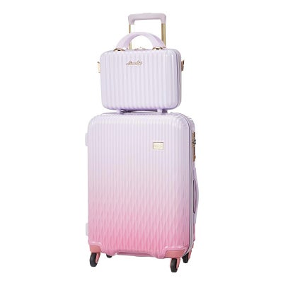 SALE 30％OFF】スーツケース Mサイズ 43L ミニトランク付き ジッパー 