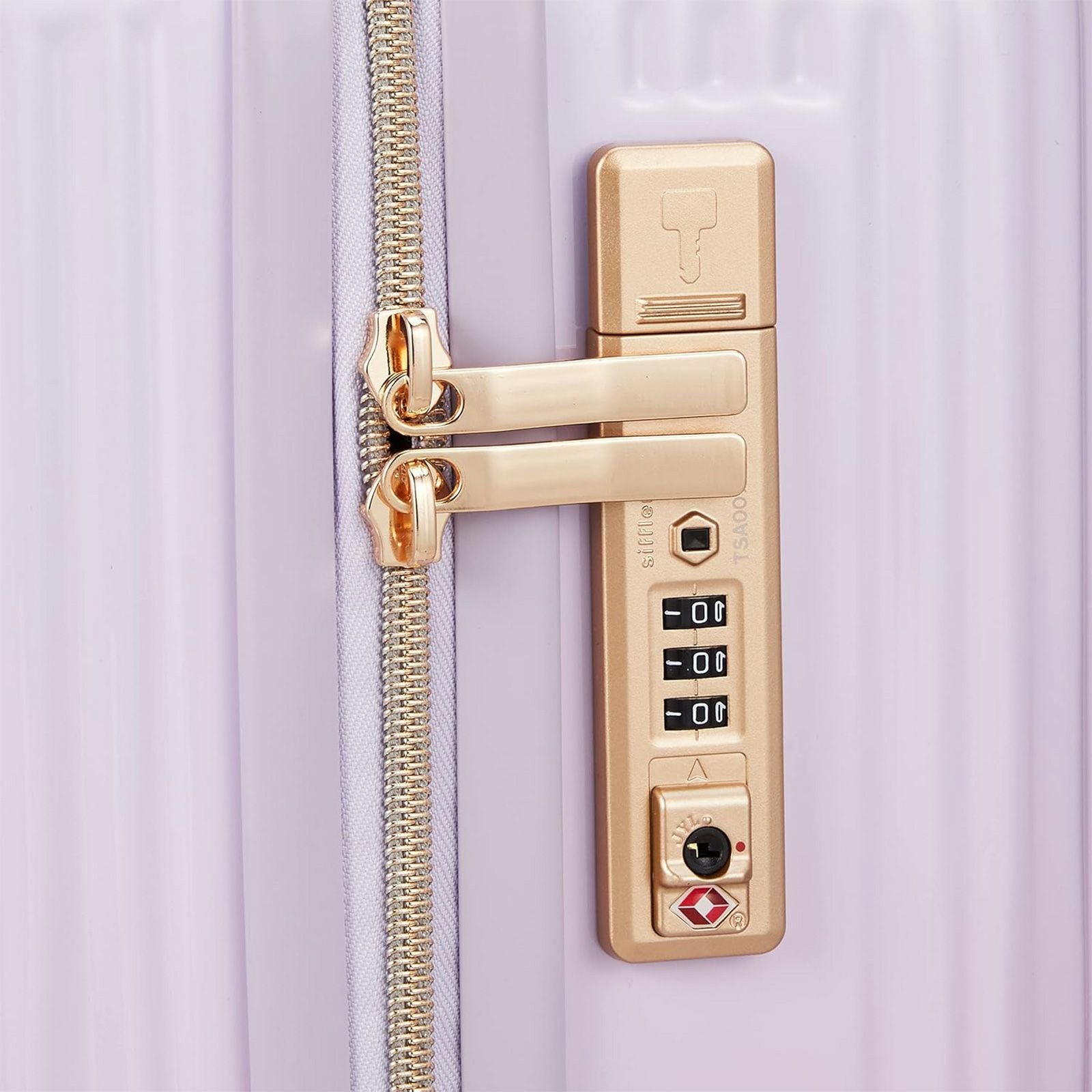 抗菌 スーツケース Mサイズ ジッパータイプ ミニトランク付き