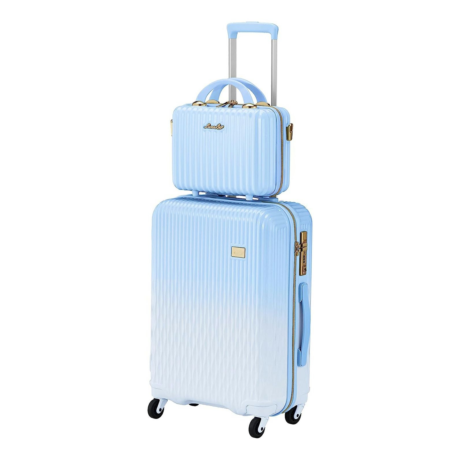 抗菌 スーツケース Mサイズ ジッパータイプ ミニトランク付き