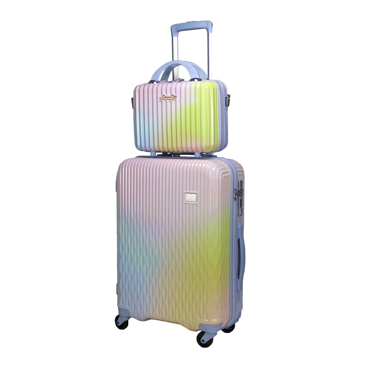 OUTLET 40％OFF】スーツケース Mサイズ 43L ミニトランク付き ジッパー