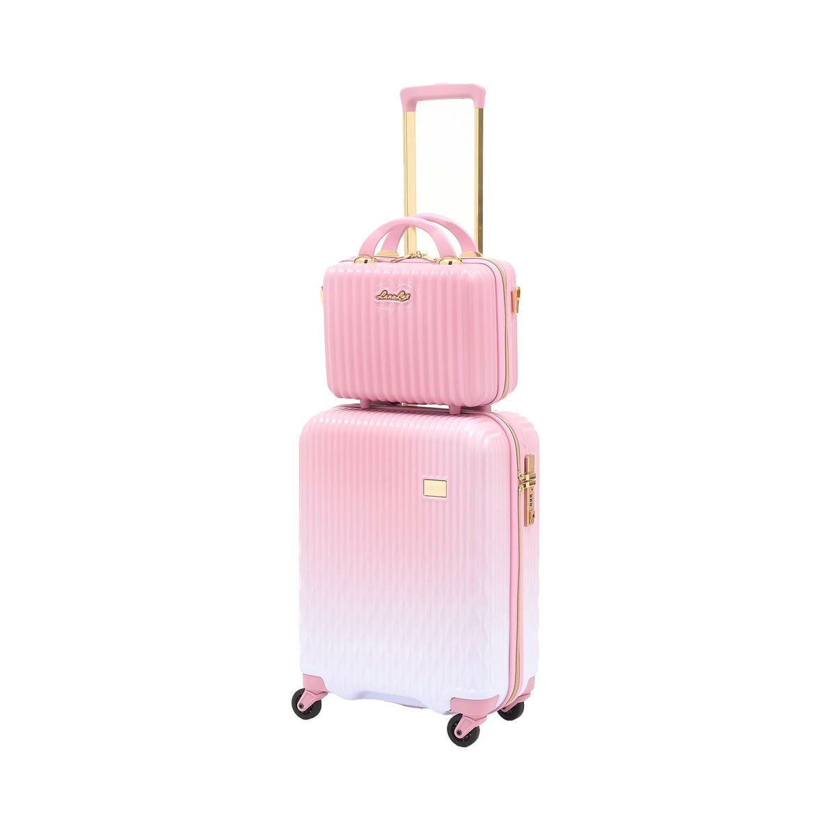 OUTLET 40％OFF】スーツケース Sサイズ 32L ミニトランク付き ジッパー