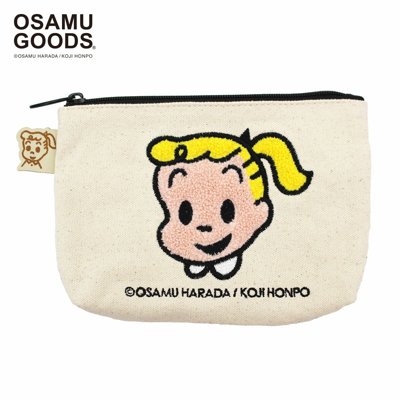 サガラ刺繍帆布ポーチ オサムグッズ 7100-M | シフレオンラインストア