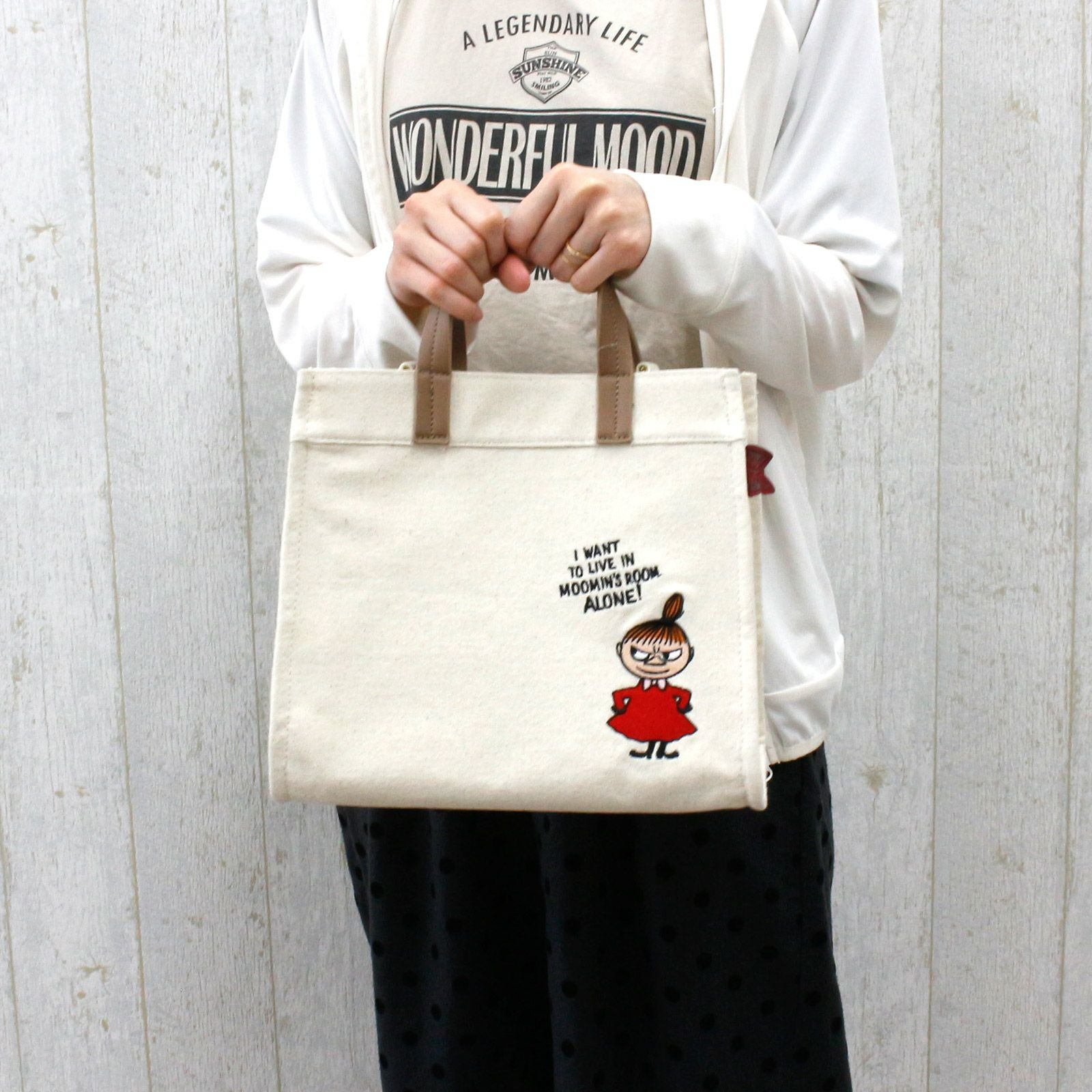 刺繍 2Wayトートバッグ ムーミン リトルミイ 6033 | シフレオンライン