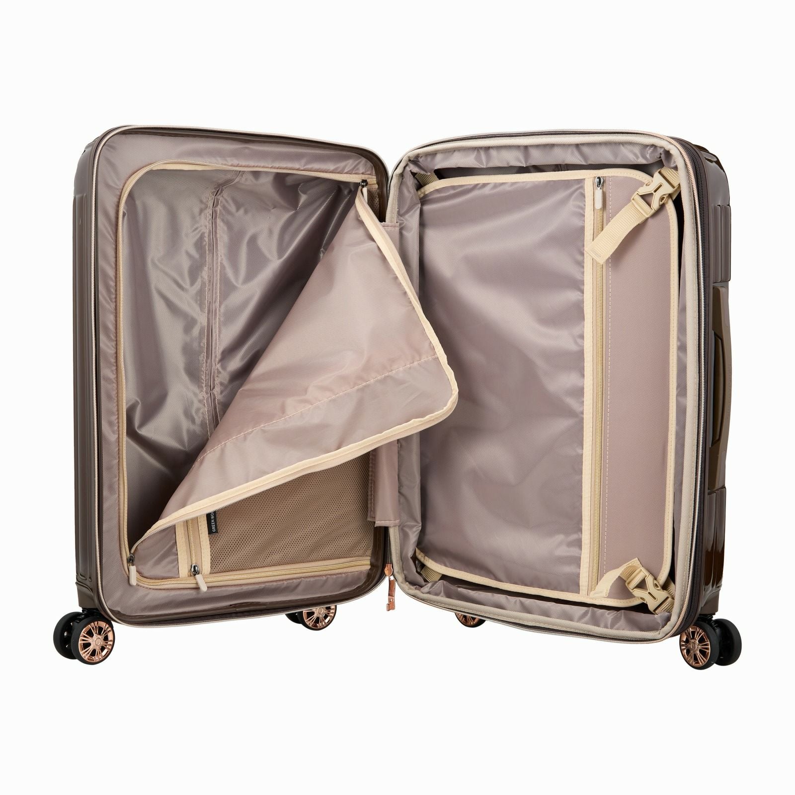 拡張式スーツケース Mサイズ ジッパータイプ GREEN WORKS GRE2253-55