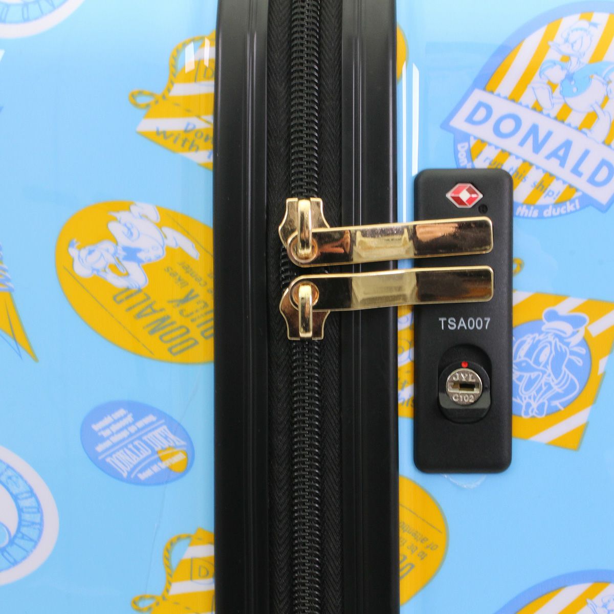 【siffler】シフレ ディズニー ドナルドダック キャリーケース【未使用品】 SALE 50％OFF】スーツケース ディズニー Sサイズ ジッパータイプ