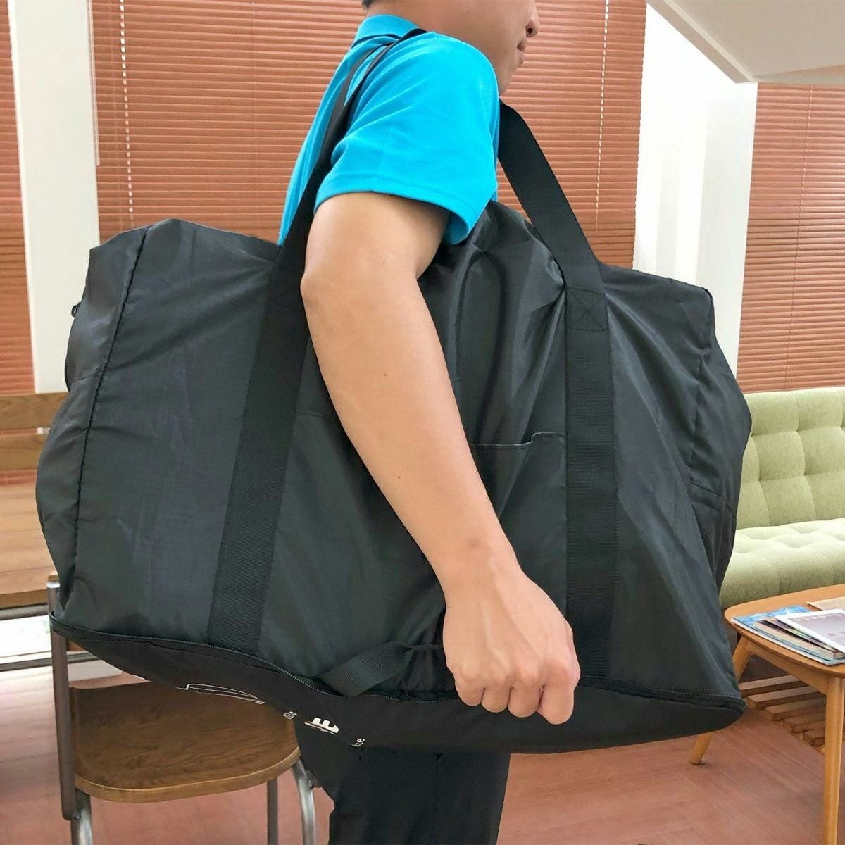 折りたたみ 大型ボストンバッグ 65L トラベルコレクション TRC0412