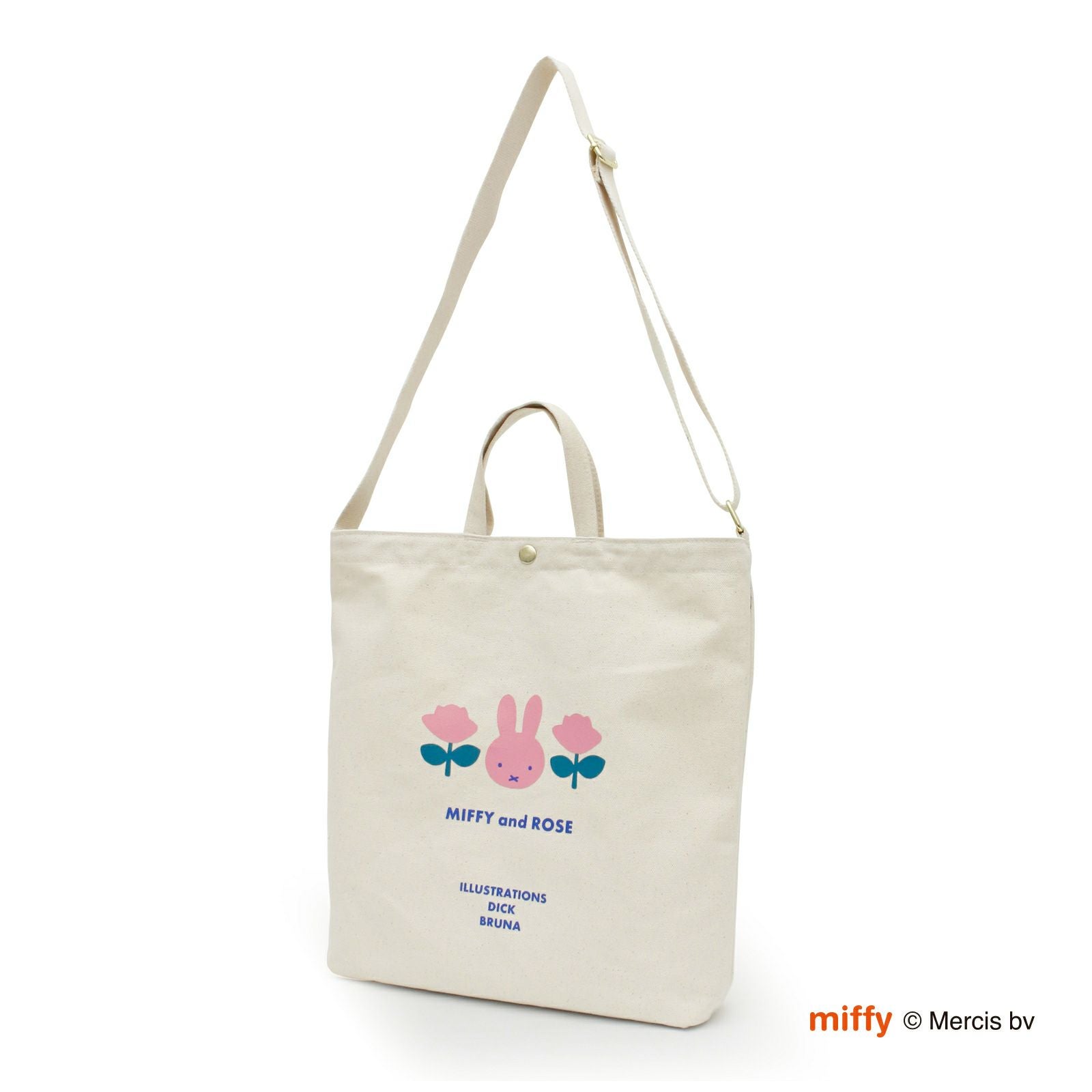 いー　サマ ミッフィー　トートバッグ Mサイズ Miffy（ミッフィー） ナインチェ 70周年記念 折りたたみトートバッグ