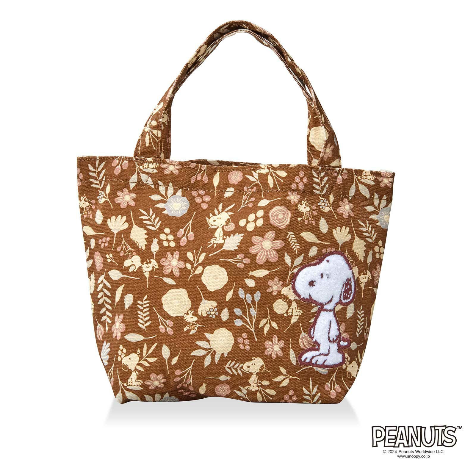 刺繍 帆布ミニトートバッグ スヌーピー 6077 | シフレオンラインストア