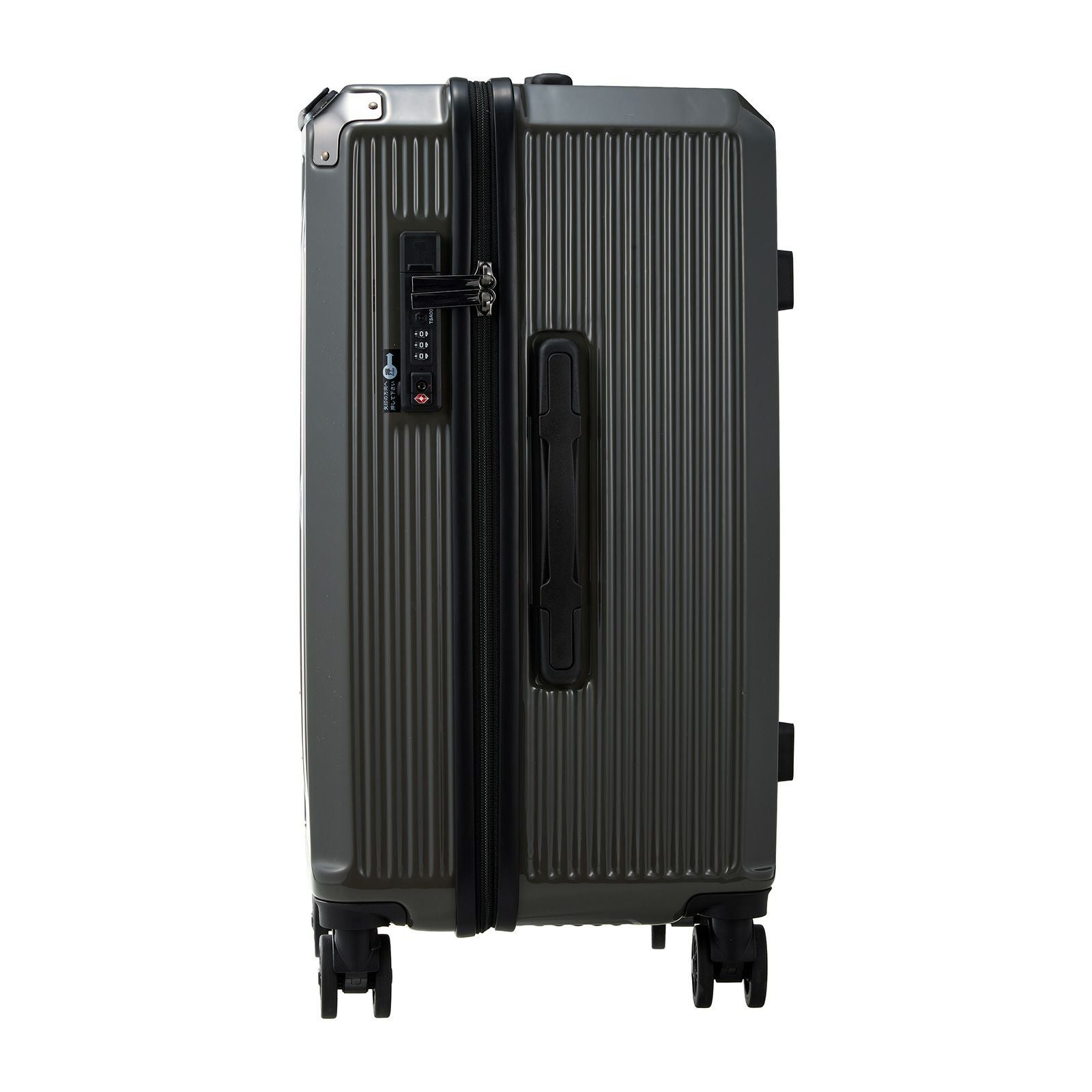 スクエア型スーツケース Sサイズ ジッパータイプ ハピタスプラス