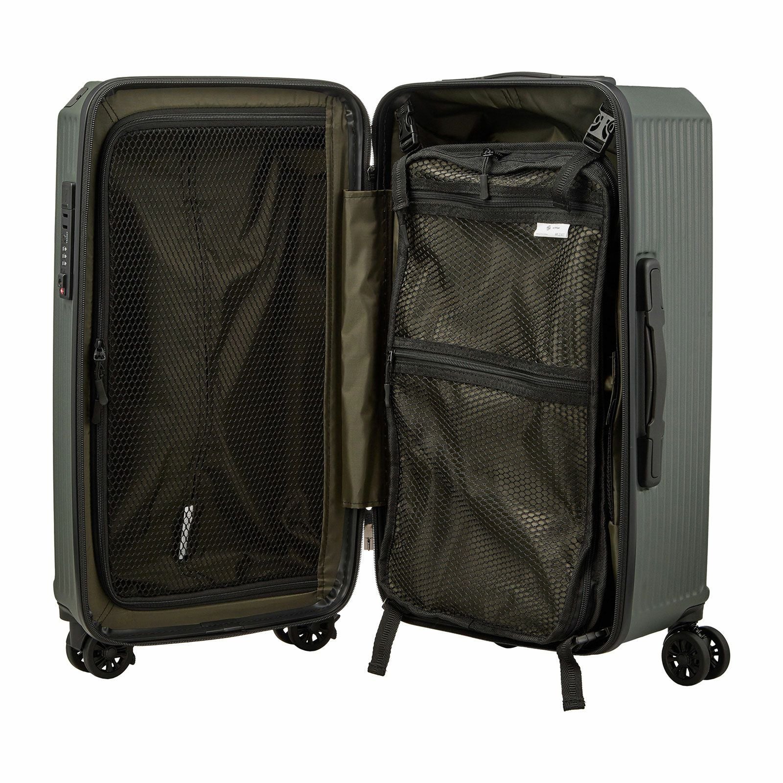 スクエア型スーツケース Sサイズ ジッパータイプ ハピタスプラス