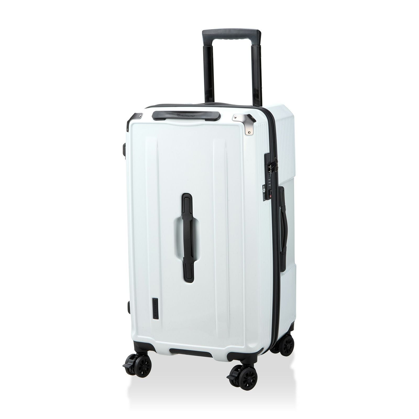 スクエア型スーツケース Mサイズ ジッパータイプ ハピタスプラス