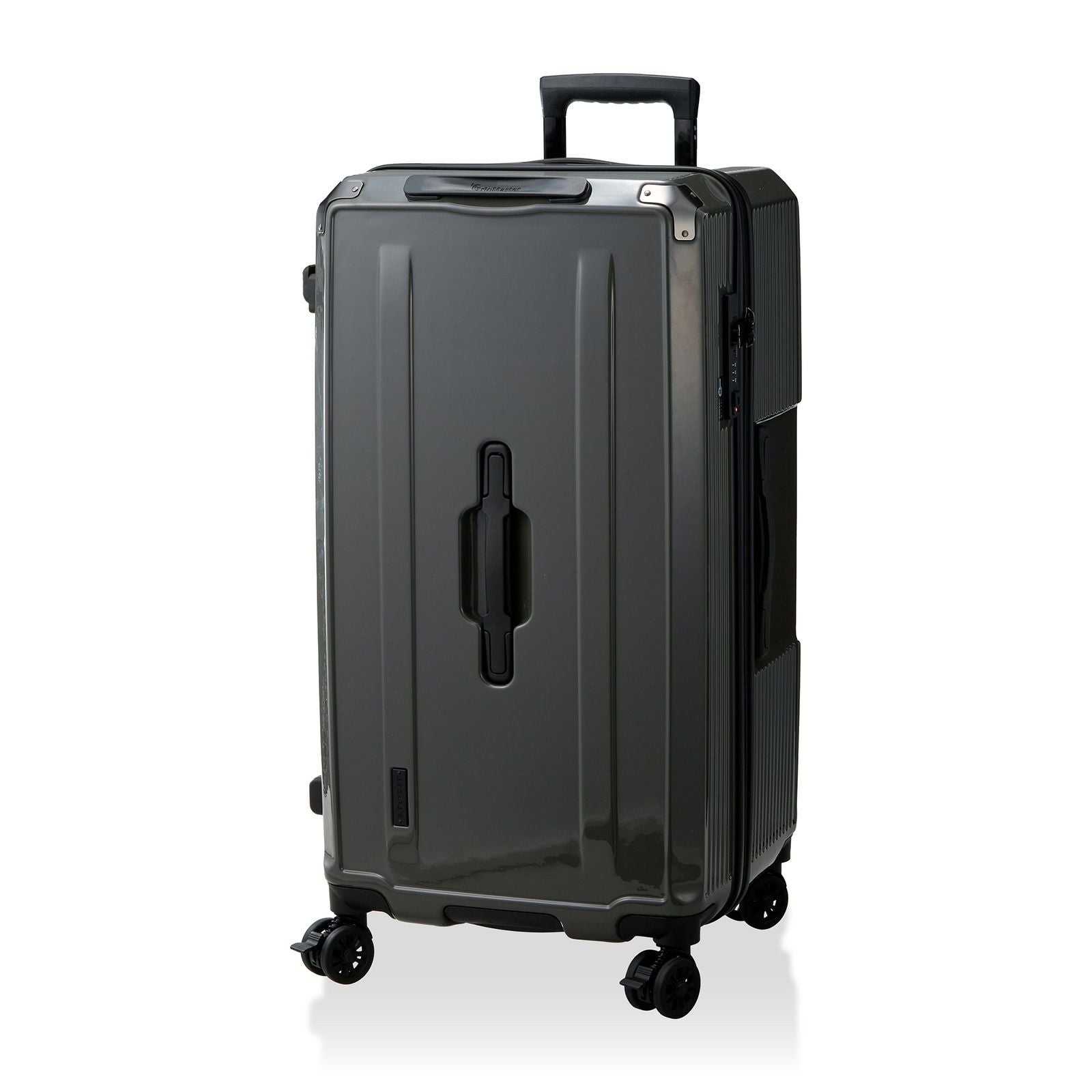 スクエア型スーツケース Lサイズ ジッパータイプ ハピタスプラス