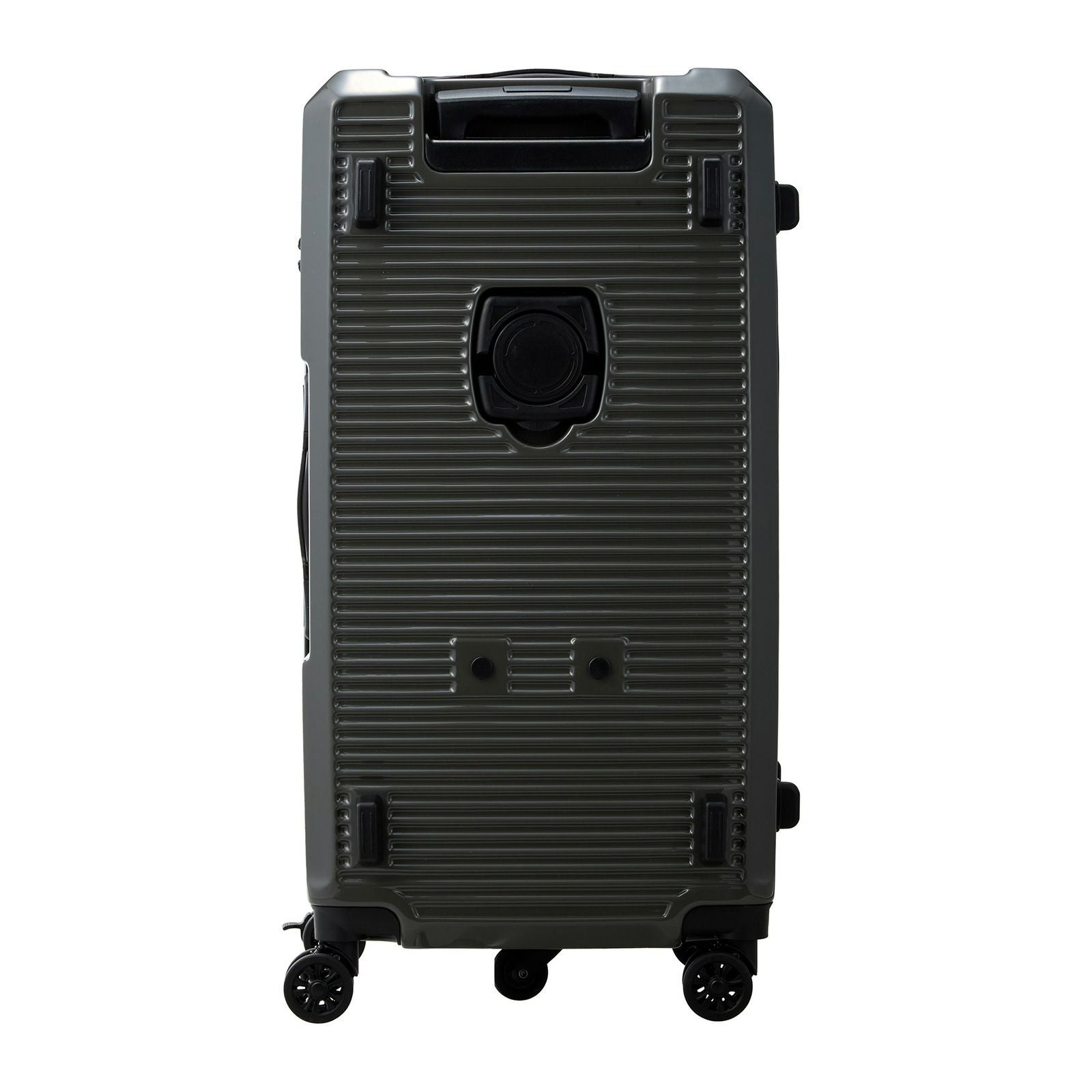 スクエア型スーツケース Lサイズ ジッパータイプ ハピタスプラス