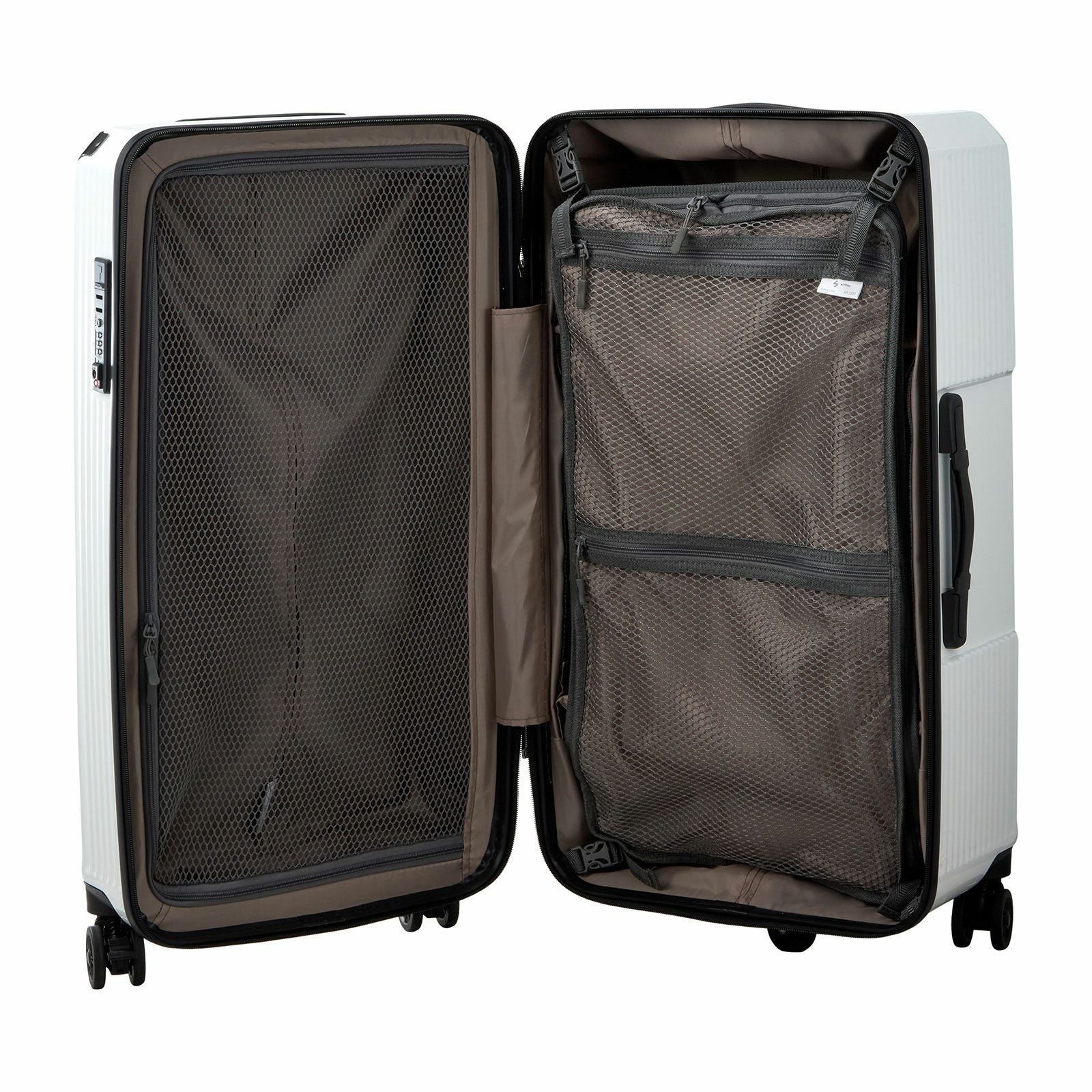 スクエア型スーツケース Lサイズ ジッパータイプ ハピタスプラス