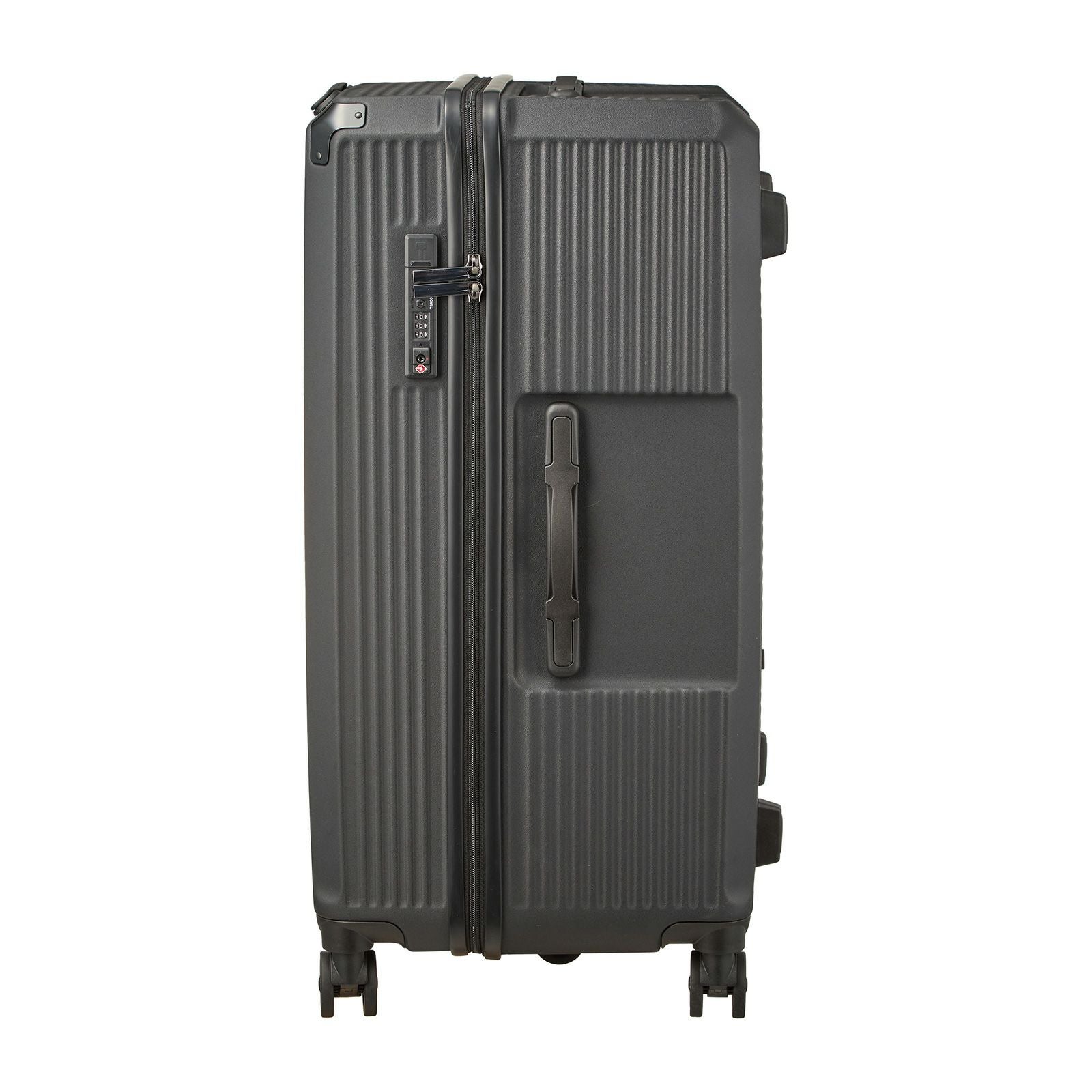 スクエア型スーツケース Lサイズ ジッパータイプ ハピタスプラス