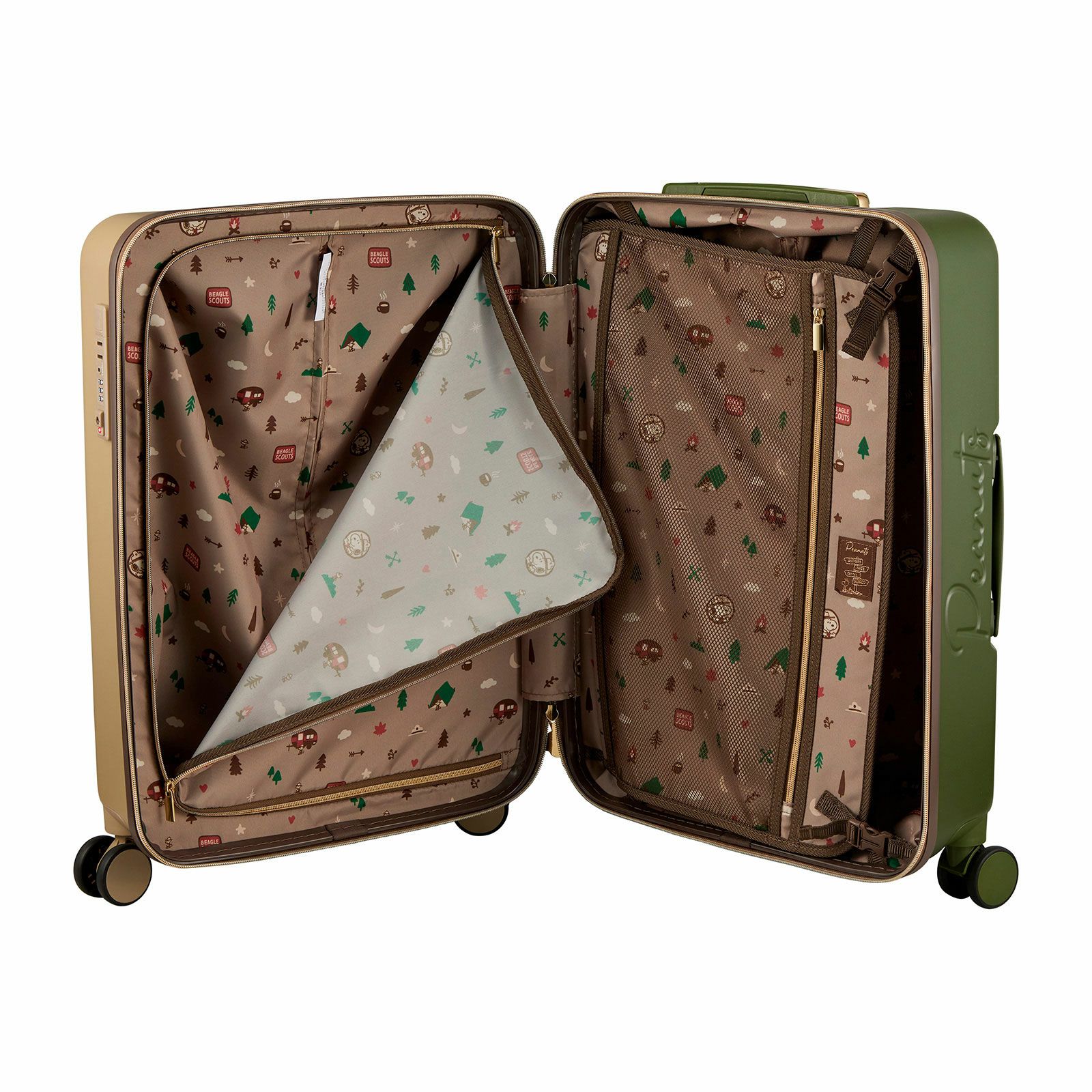 スーツケース スヌーピー Mサイズ ジッパータイプ HAP2285-55 | シフレ