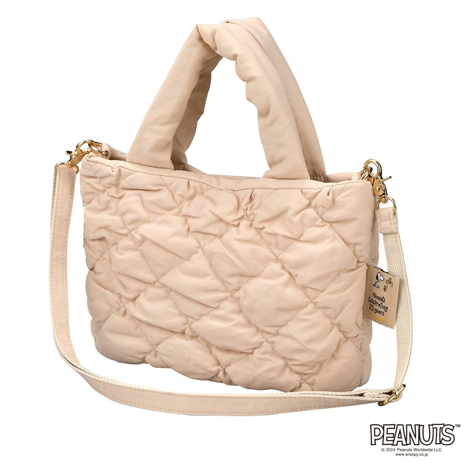SALE 30％OFF】キルティングトートバッグ Sサイズ スヌーピー 6088