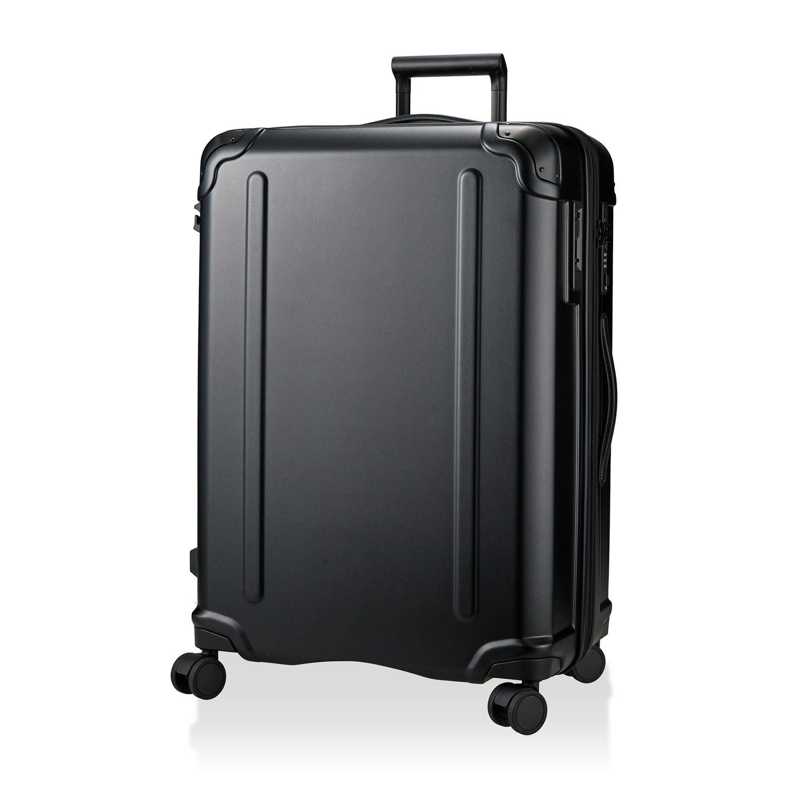 カップホルダー ストッパー付き スーツケース Lサイズ ジッパータイプ