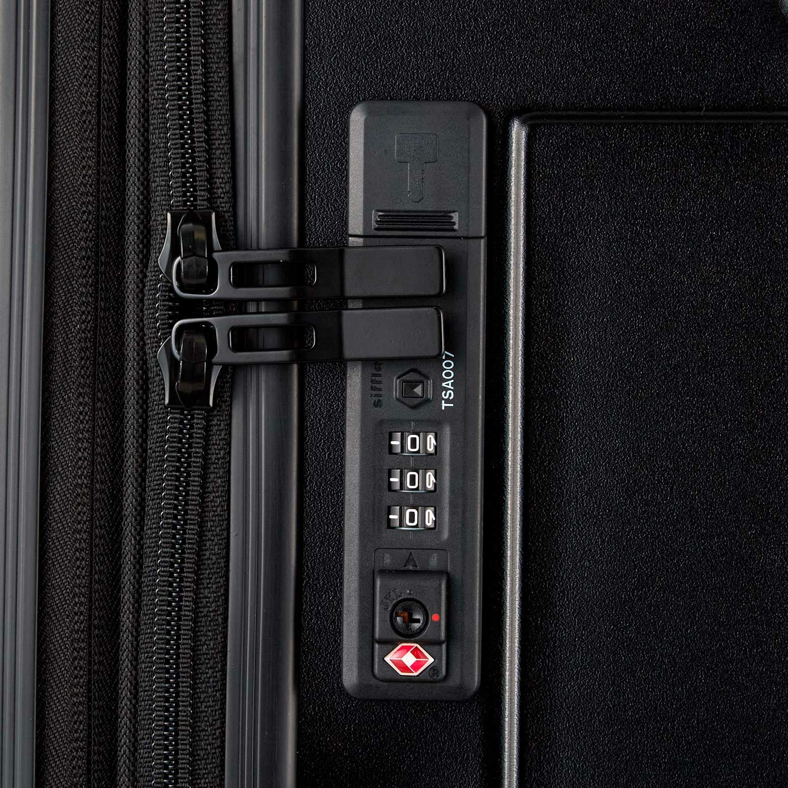 カップホルダー ストッパー付き スーツケース Lサイズ ジッパータイプ