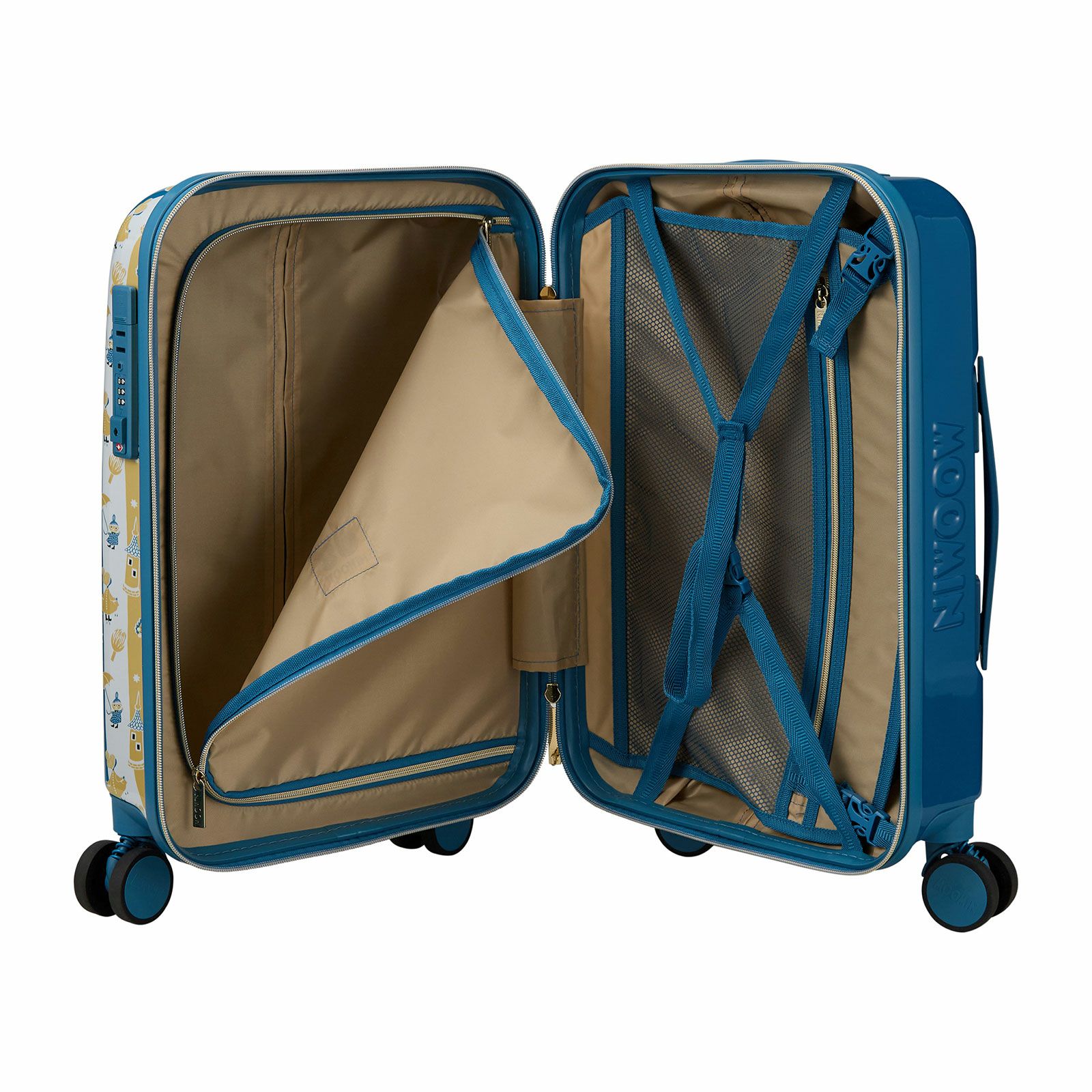 スーツケース ムーミン小説80周年記念 Sサイズ ジッパータイプ HAP2317