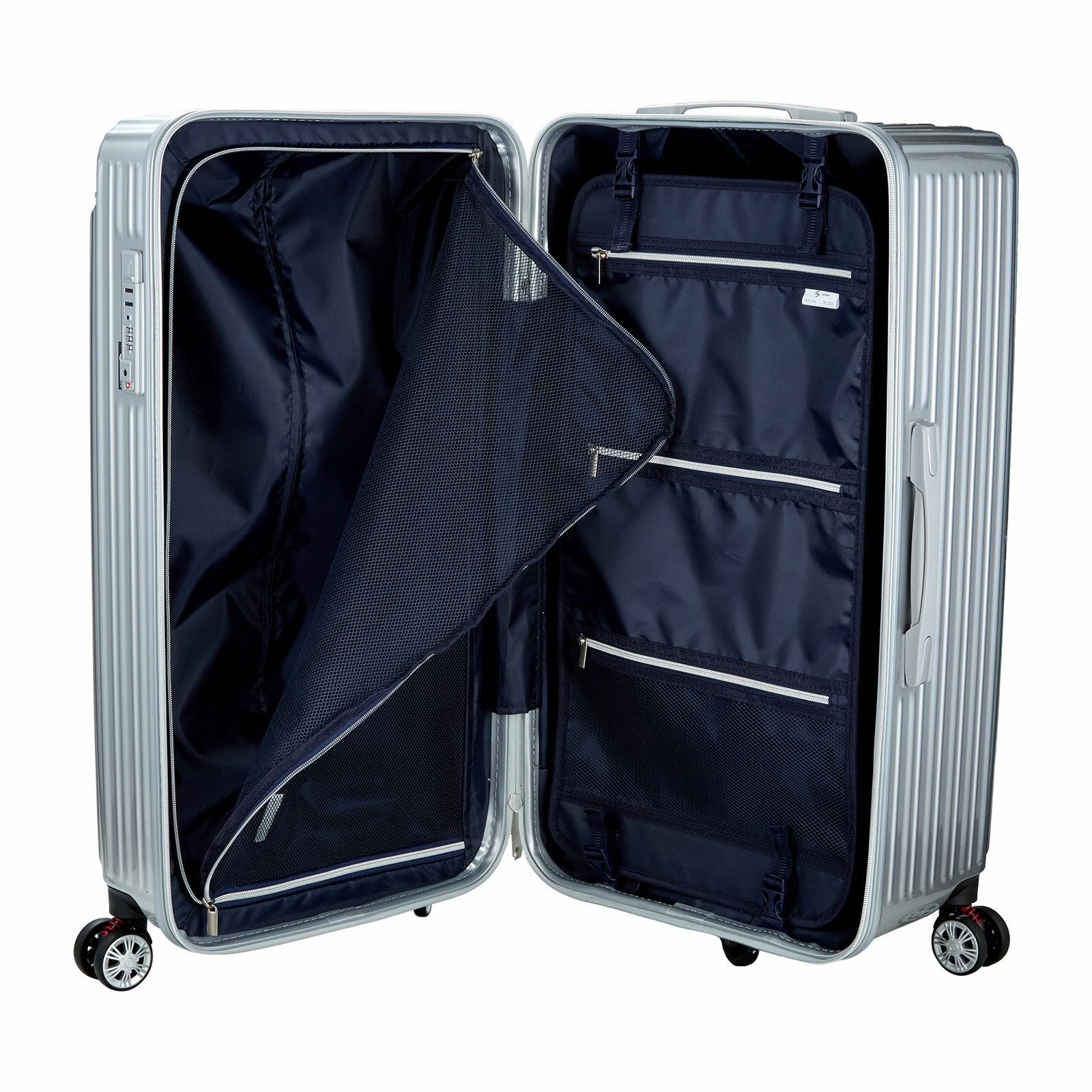 抗菌 スーツケース BOX型 Lサイズ ジッパータイプ TRIDENT TRI2035K-71