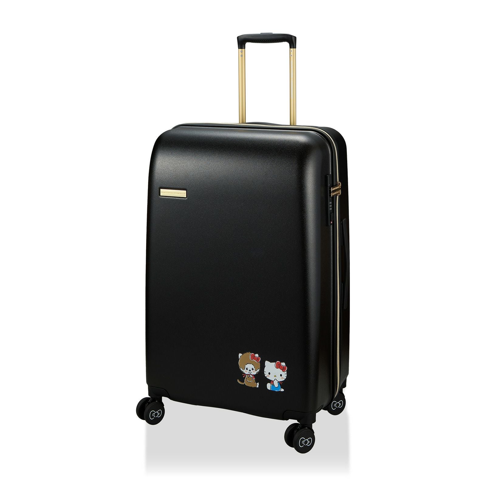 スーツケース モンチッチ×ハローキティ Lサイズ カップホルダー付き