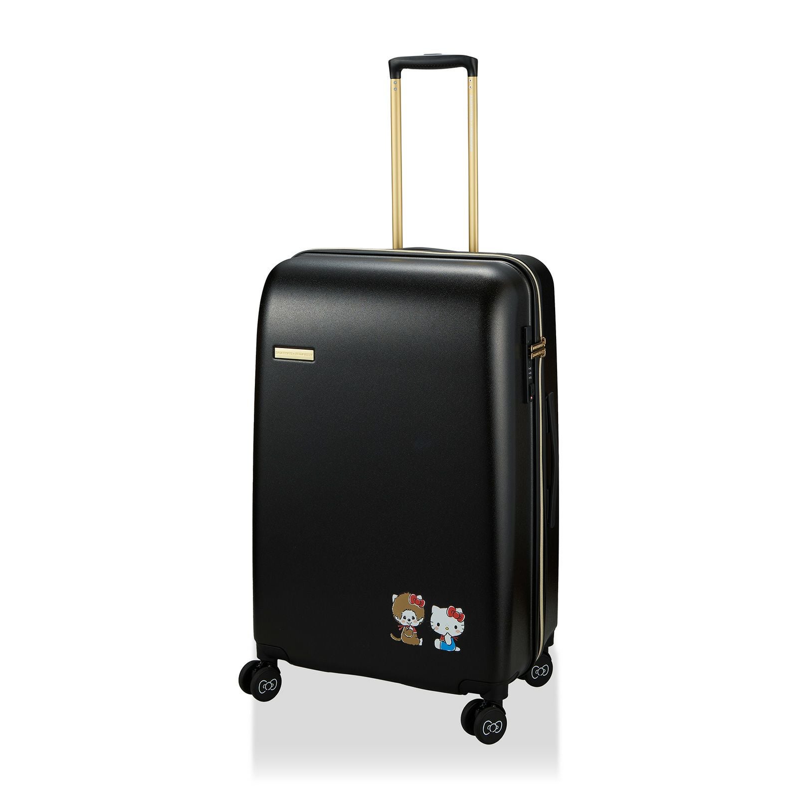 スーツケース モンチッチ×ハローキティ Lサイズ カップホルダー付き