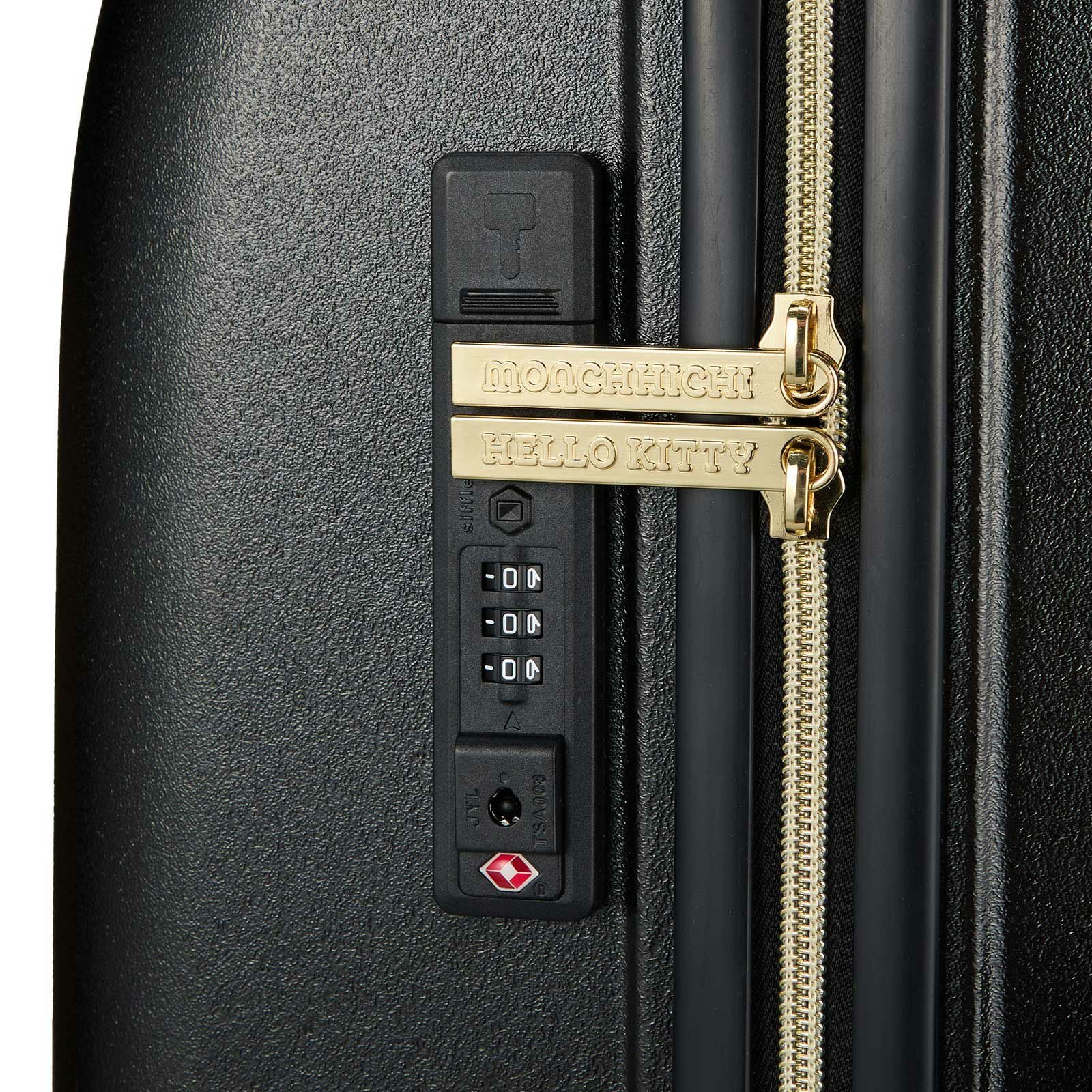 スーツケース モンチッチ×ハローキティ Lサイズ カップホルダー付き