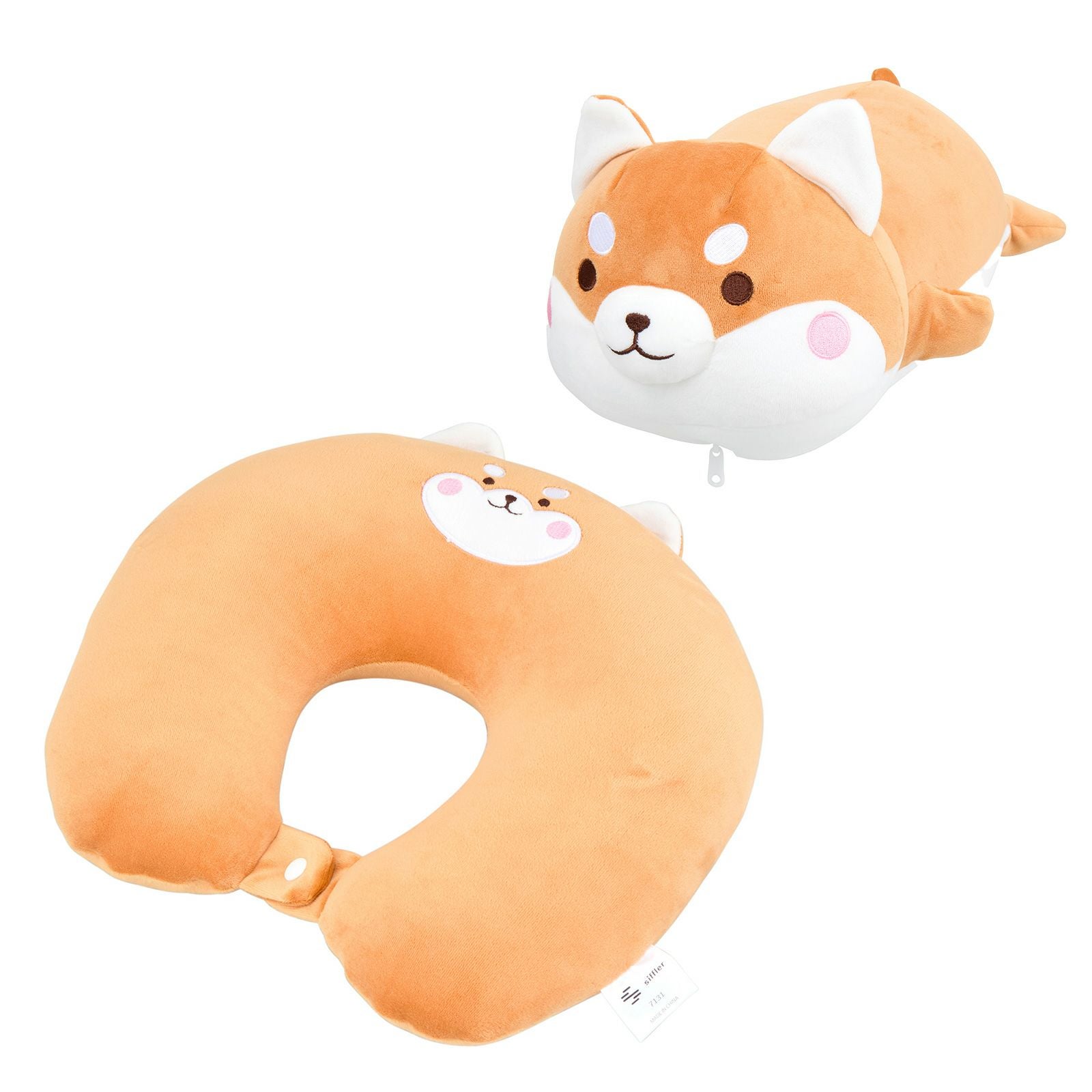 2in1枕 ネックピロー＆クッション シバイヌ 7131 | シフレオンラインストア