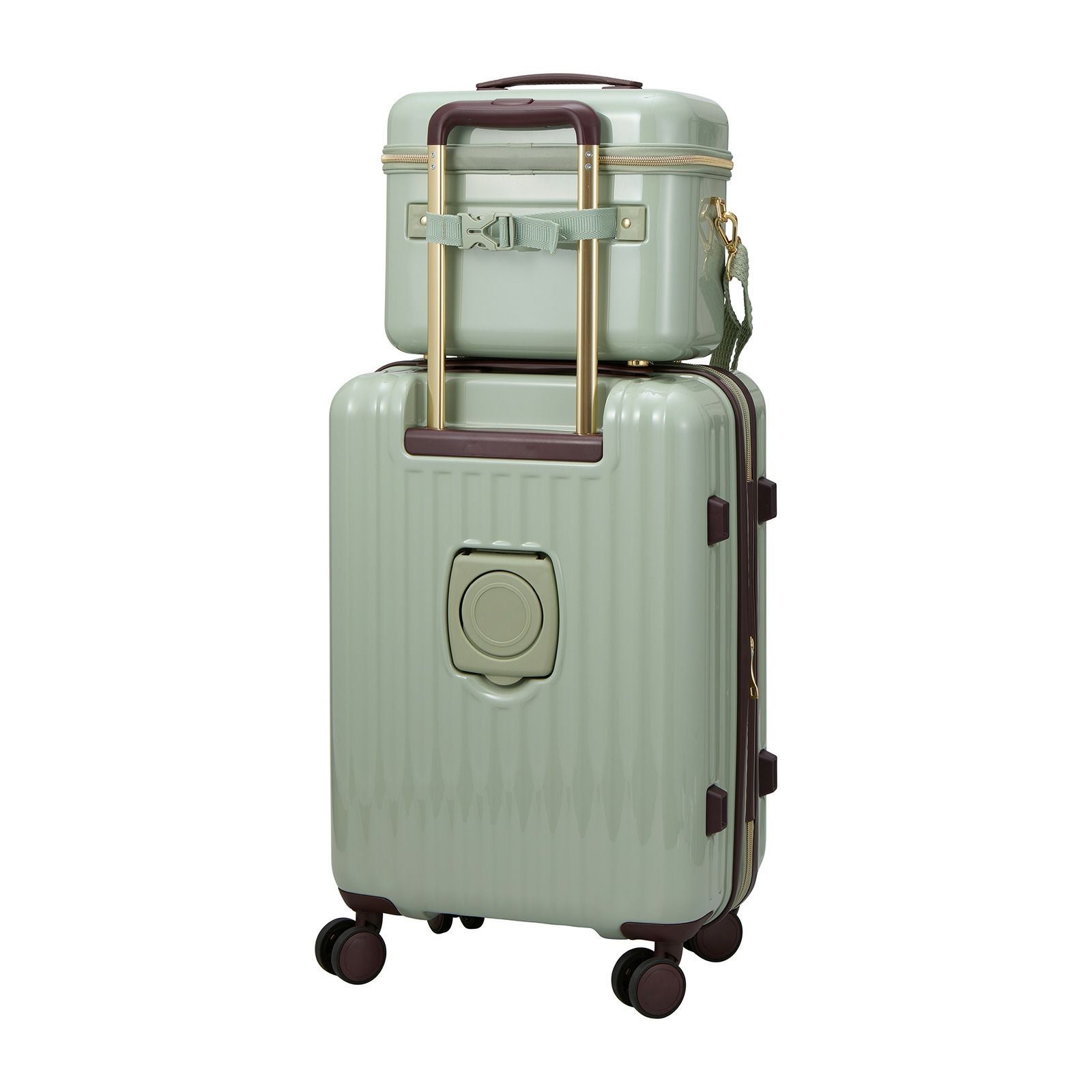 チョコレートデザイン スーツケース Sサイズ バニティケース付き