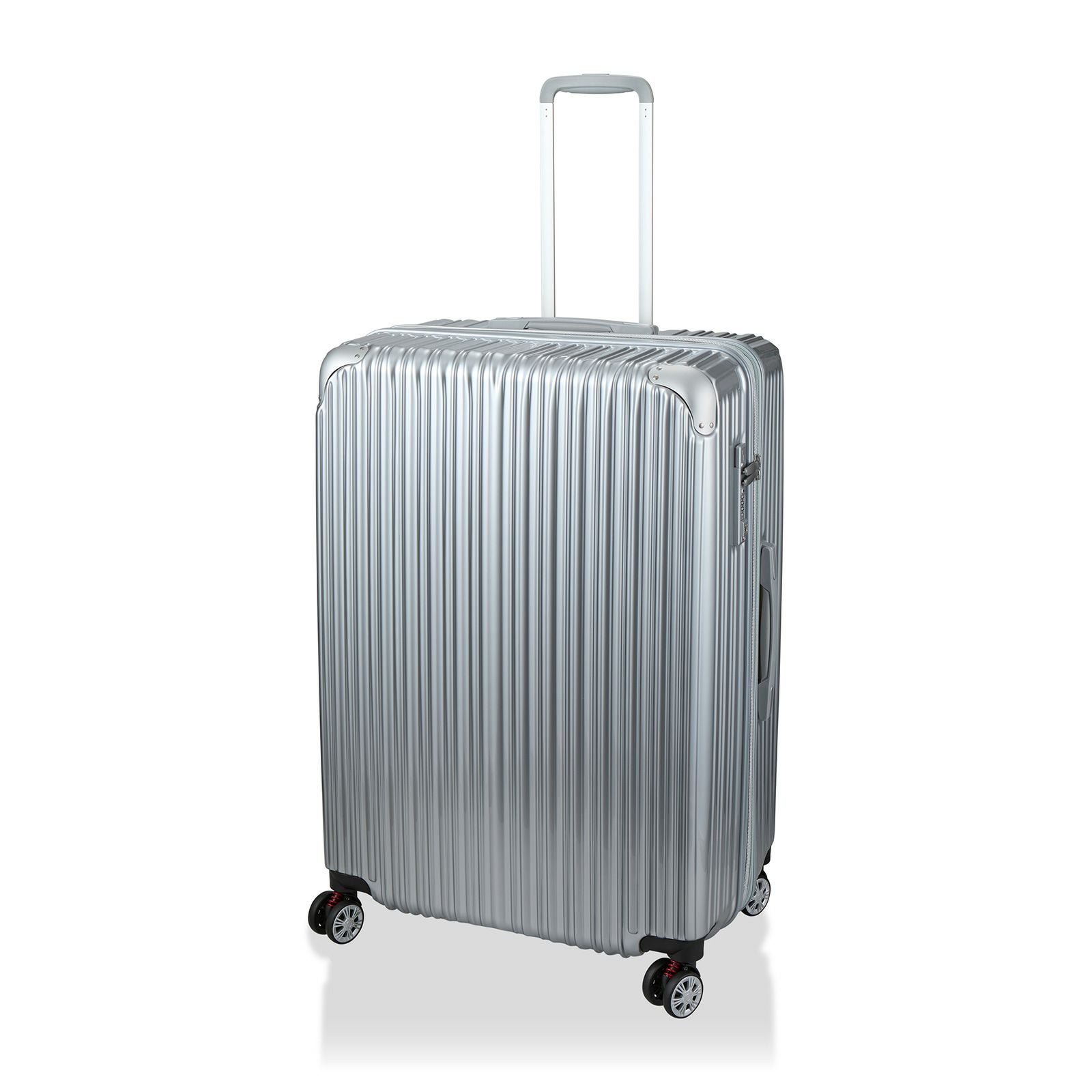 抗菌 拡張スーツケース XLサイズ オーバーサイズ ジッパータイプ