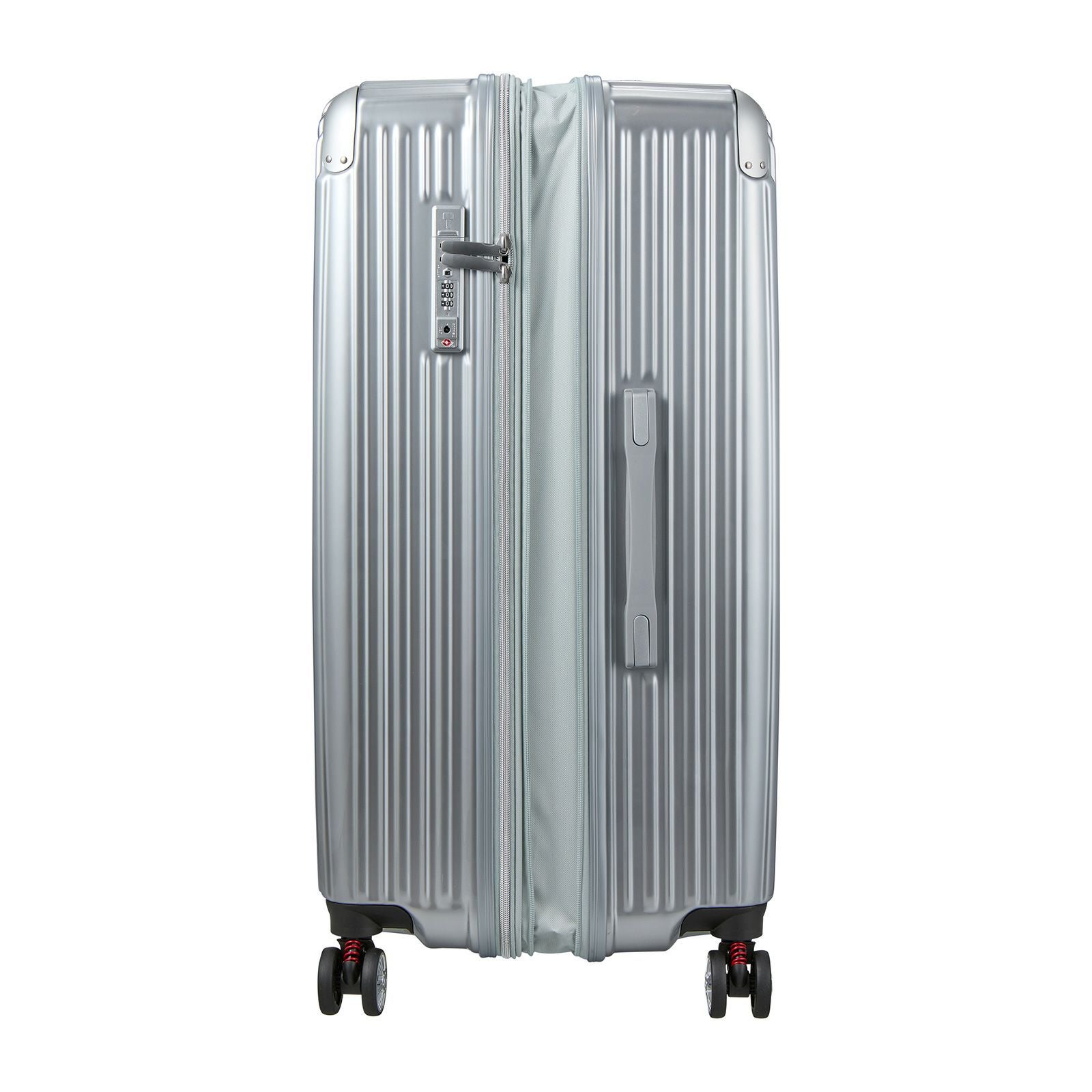 抗菌 拡張スーツケース XLサイズ オーバーサイズ ジッパータイプ