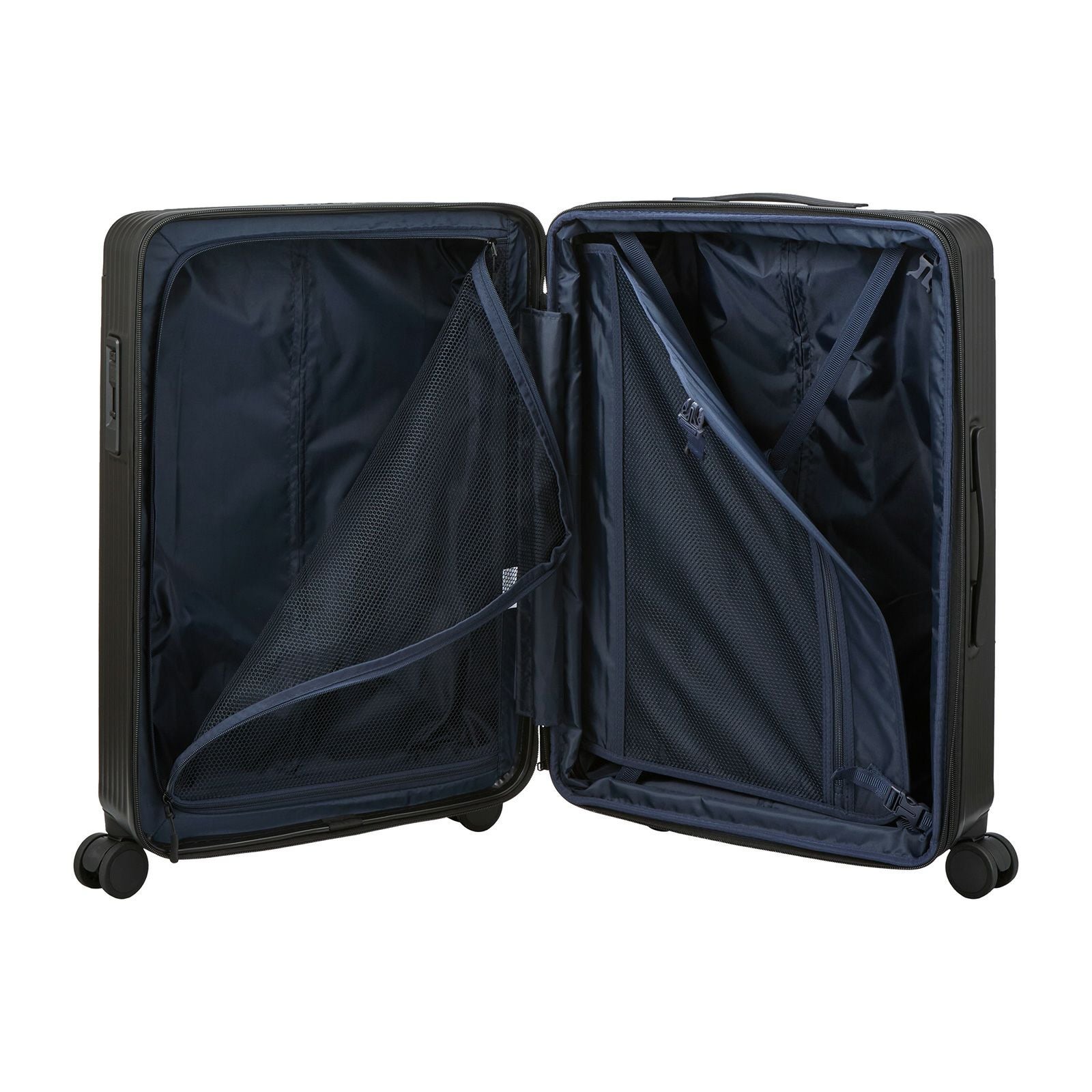 スーツケース Mサイズ ジッパータイプ HINOMOTO製ストッパー付き